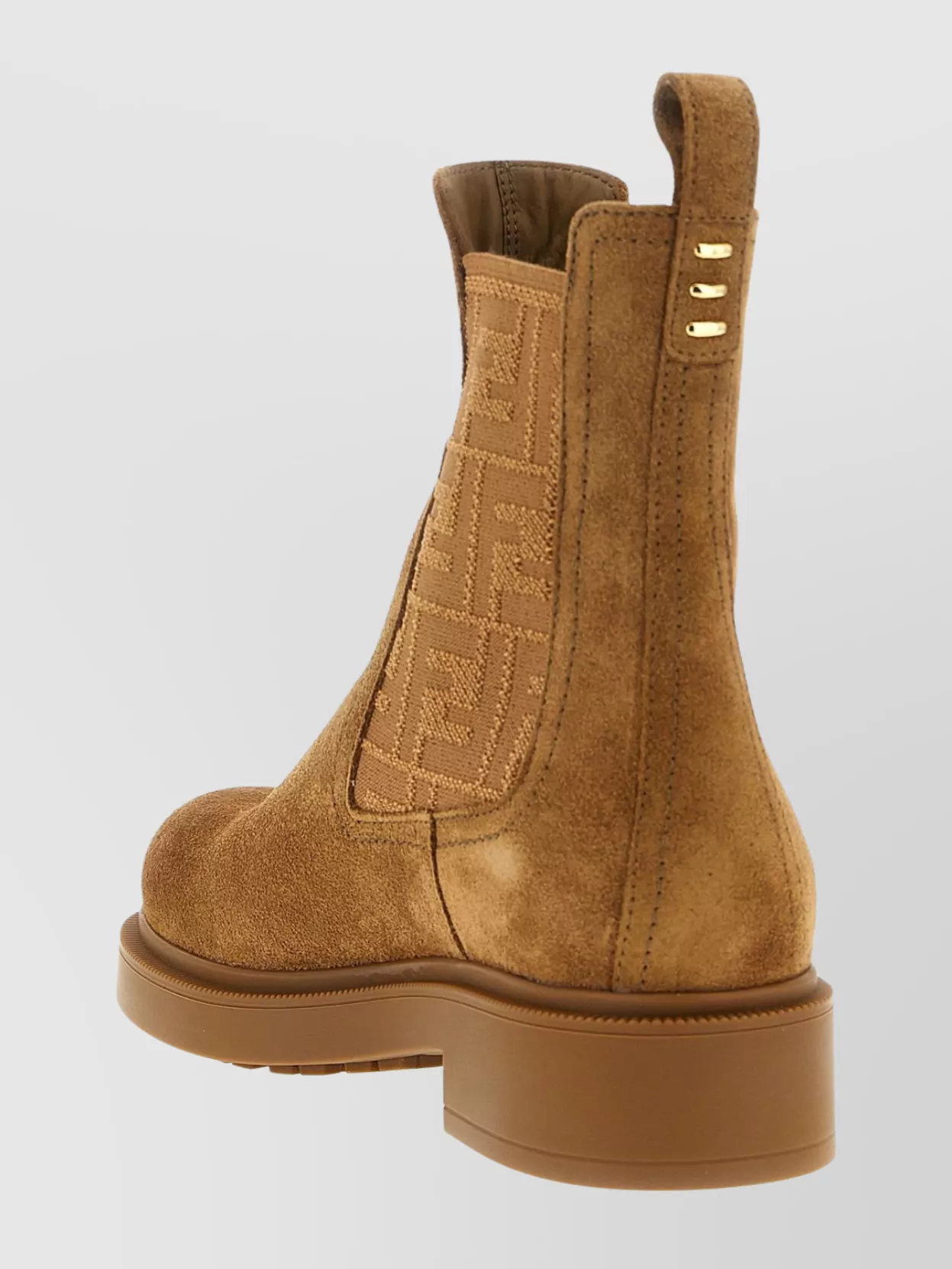 Fendi Ankle Boots With Elastic Side Panels