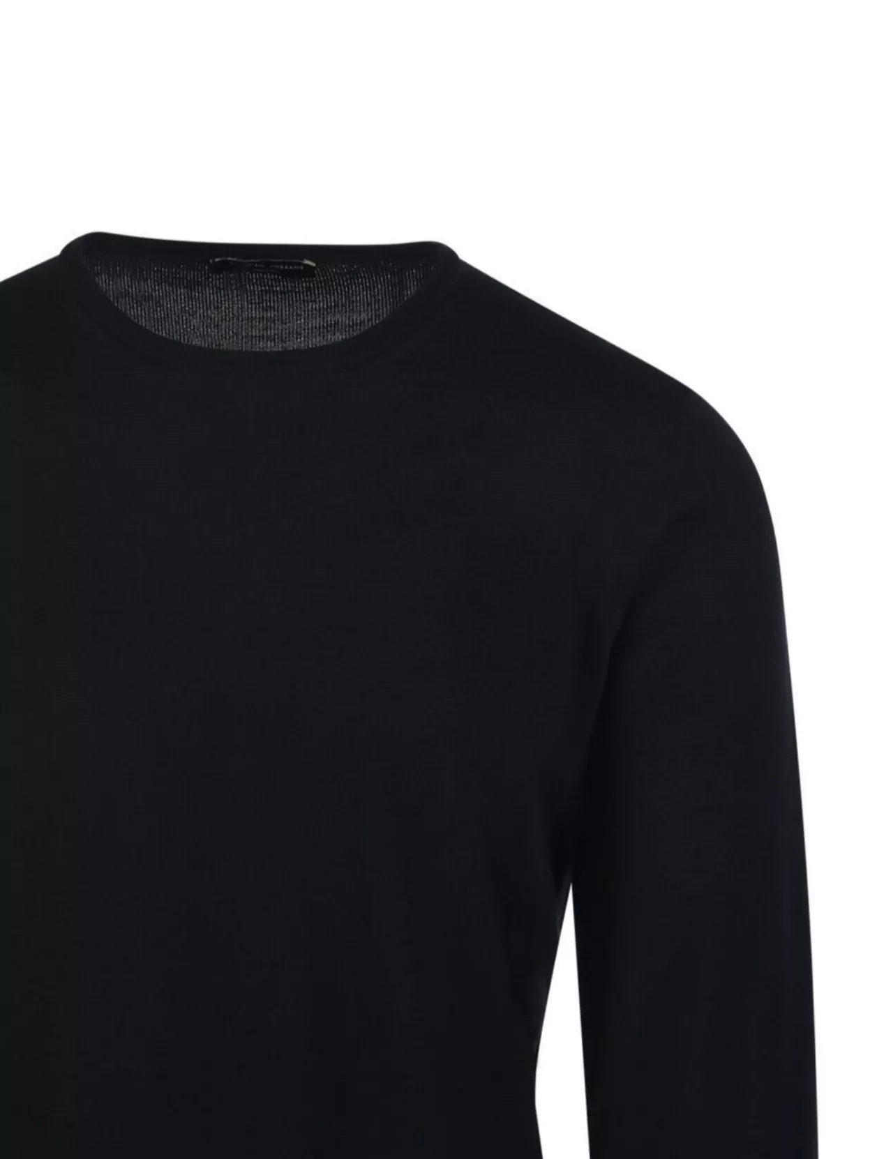 Roberto Collina Ribbed Round Neck Sweater With Long Sleeves