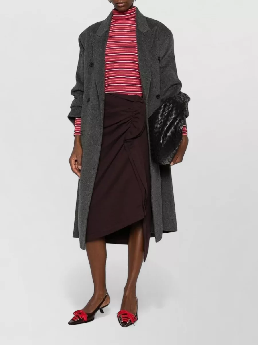 Dries Van Noten High-Rise Cotton Midi Skirt