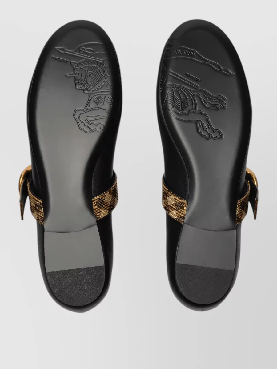 Burberry Leather Ballerina Flats