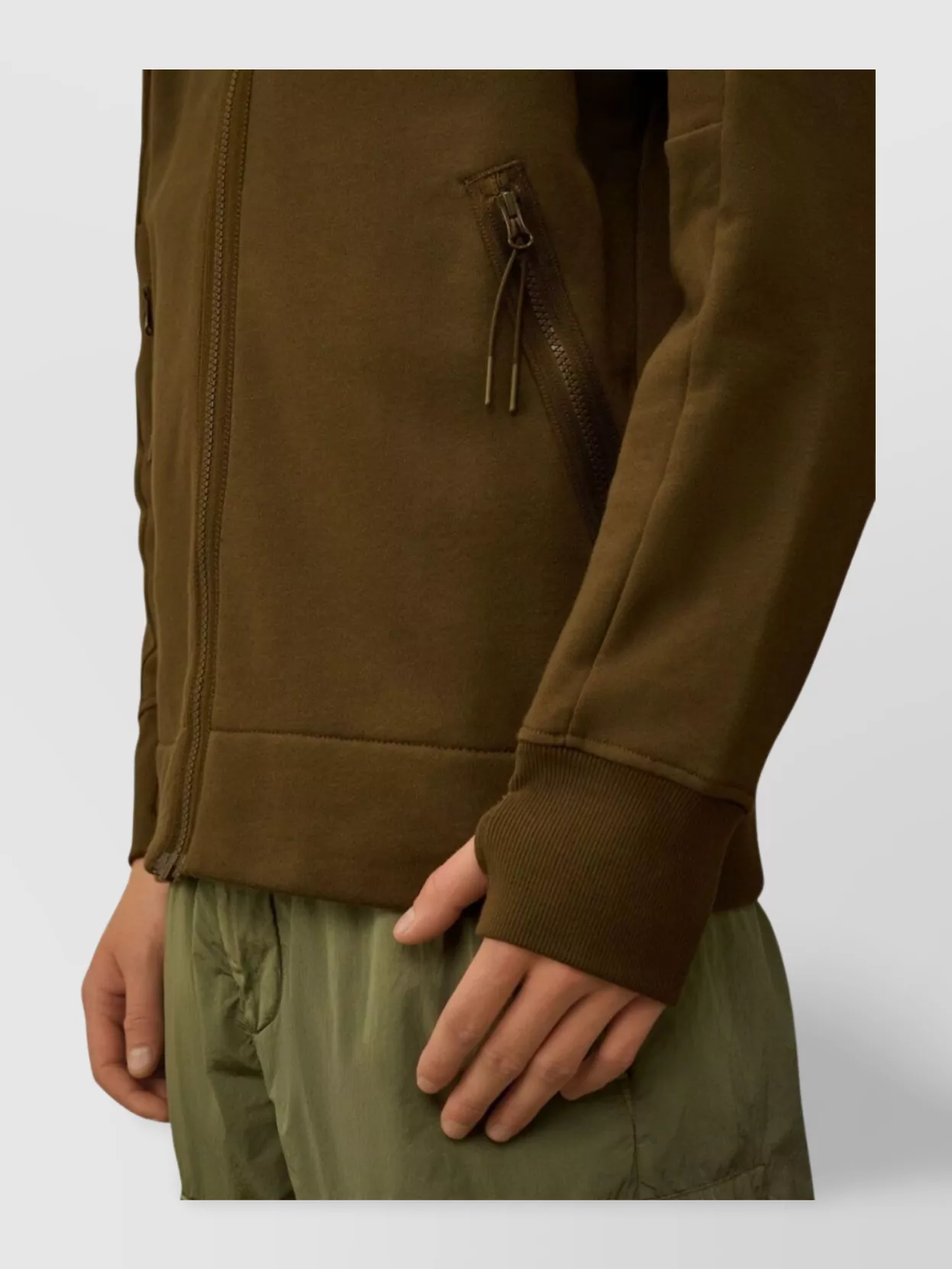 C.p. Company Fleece Sweatshirt Goggle Design