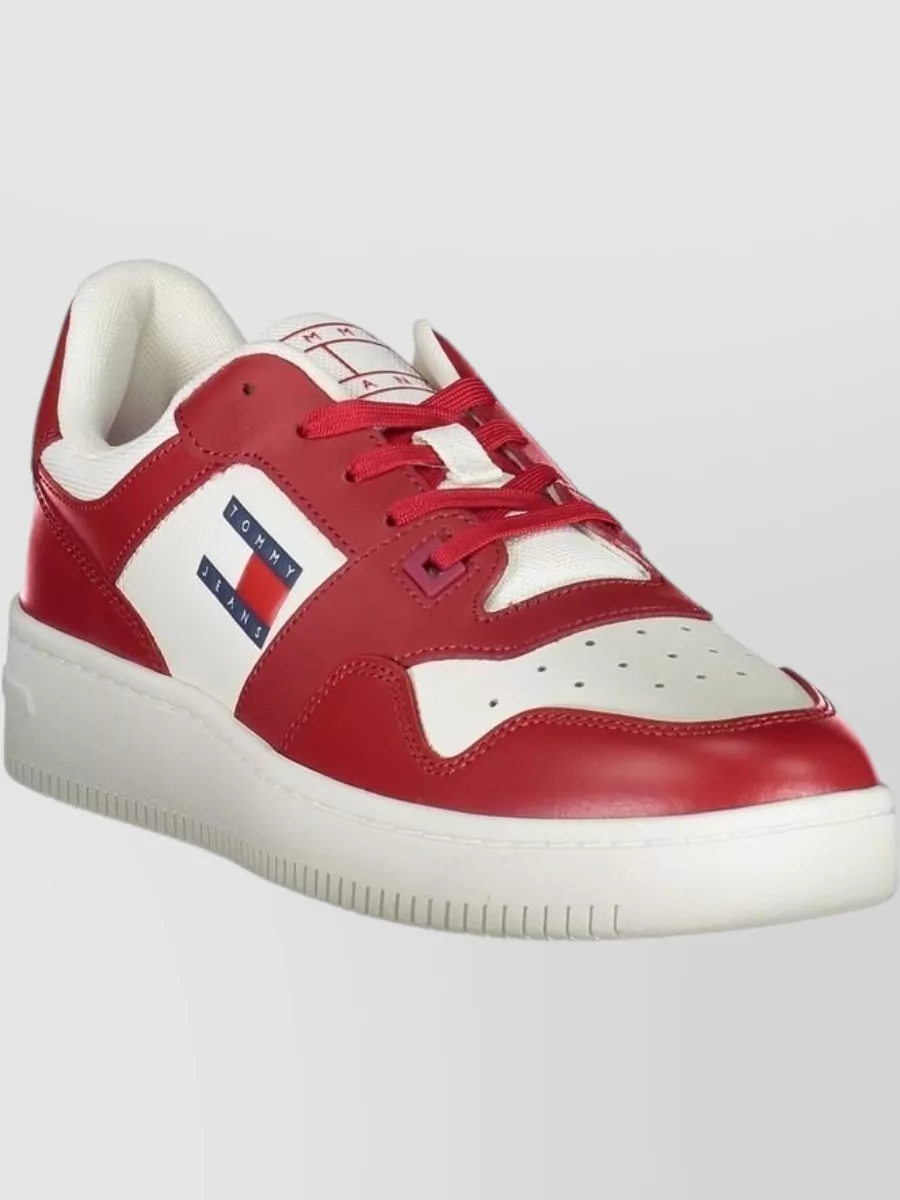 Tommy Hilfiger Leather Low-Top Sneakers