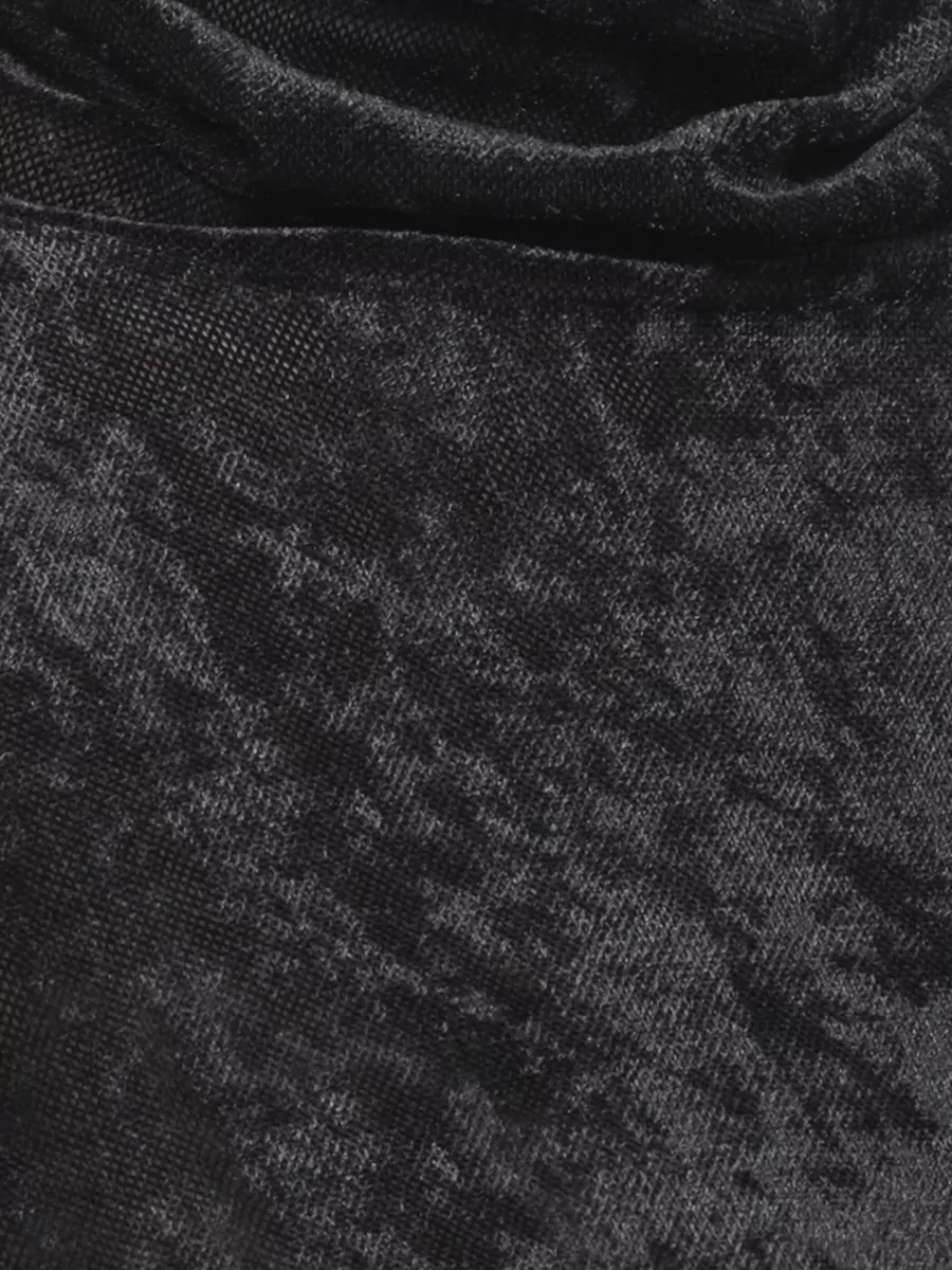 D.exterior Long-Sleeve Crewneck Top