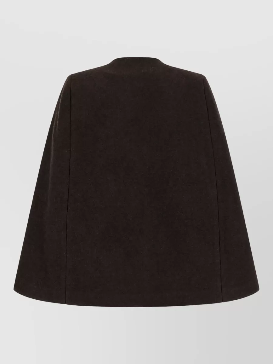 Ganni Wool Cashmere Cape