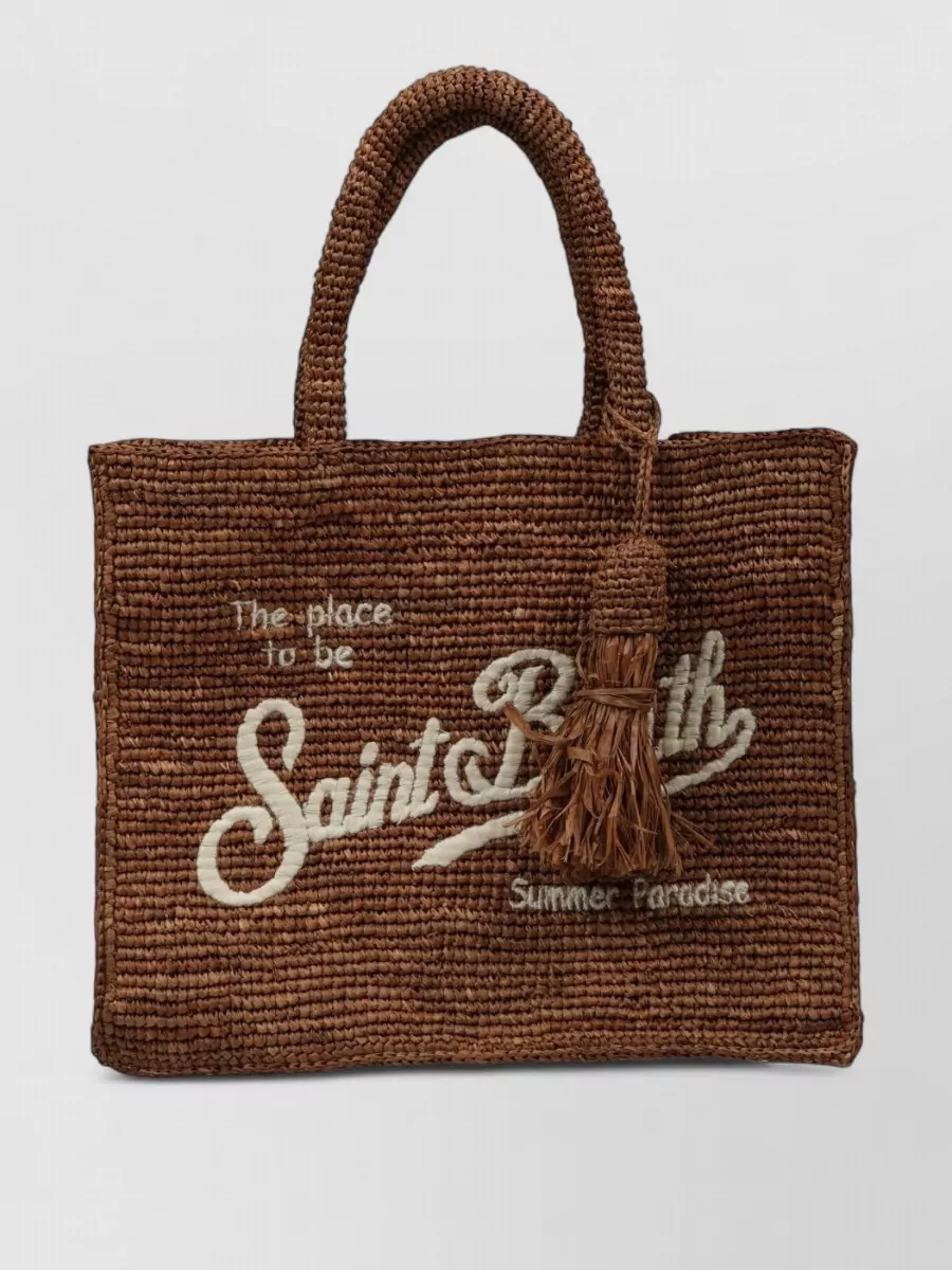 Mc2 Saint Barth Raffia Tote Bag
