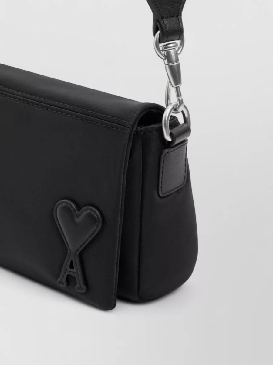 Ami Paris Nylon Shoulder Bag
