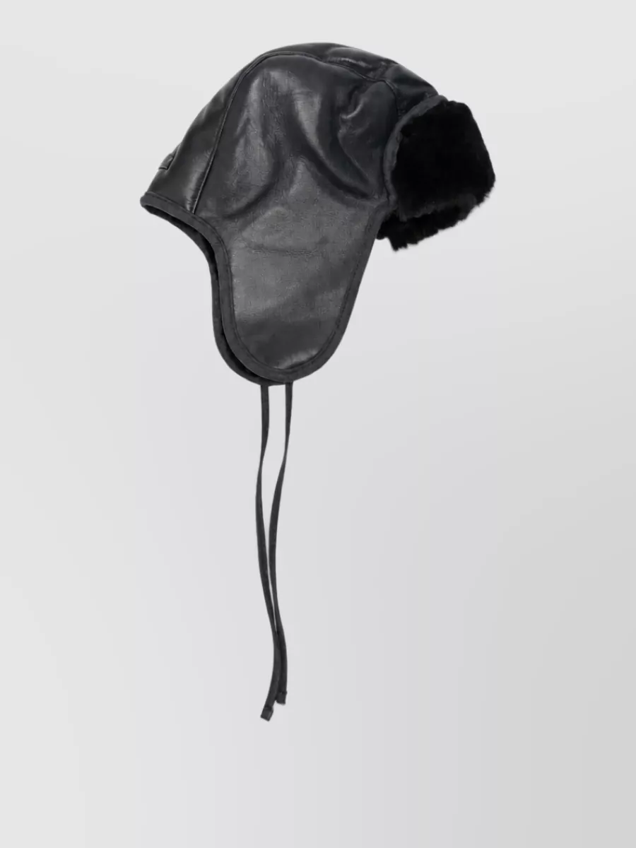 Arte Antwerp leather aviator cap