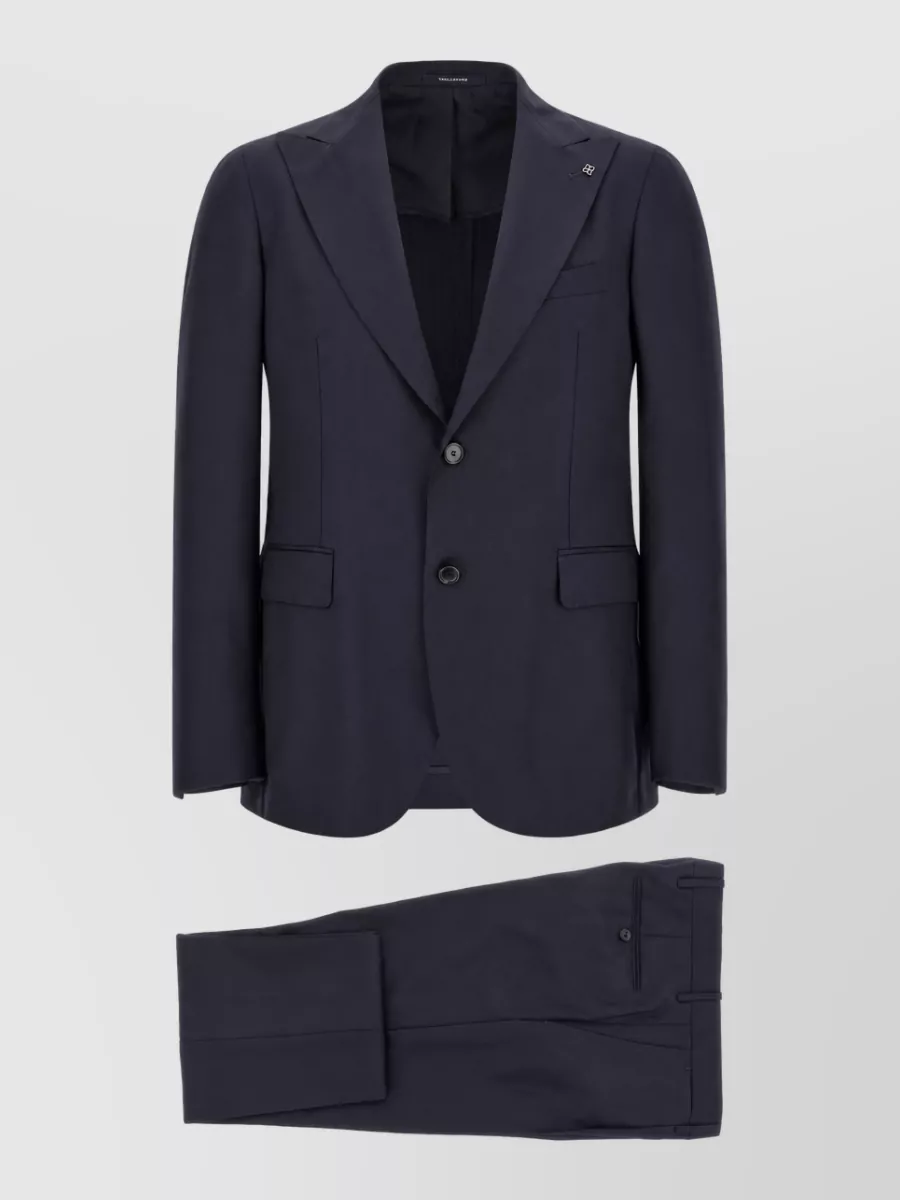 Tagliatore virgin wool single breasted coat