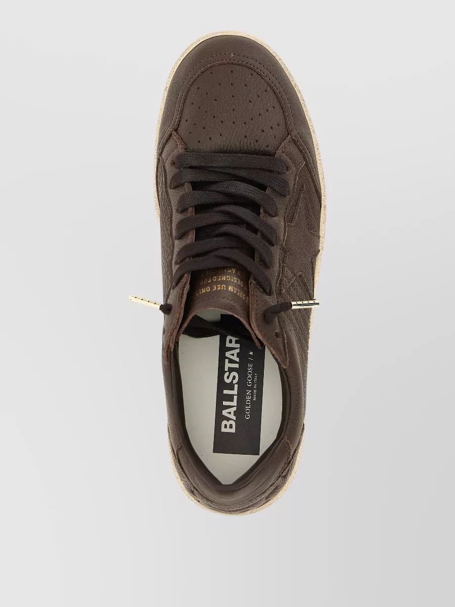 Golden Goose Leather Low-Top Sneakers