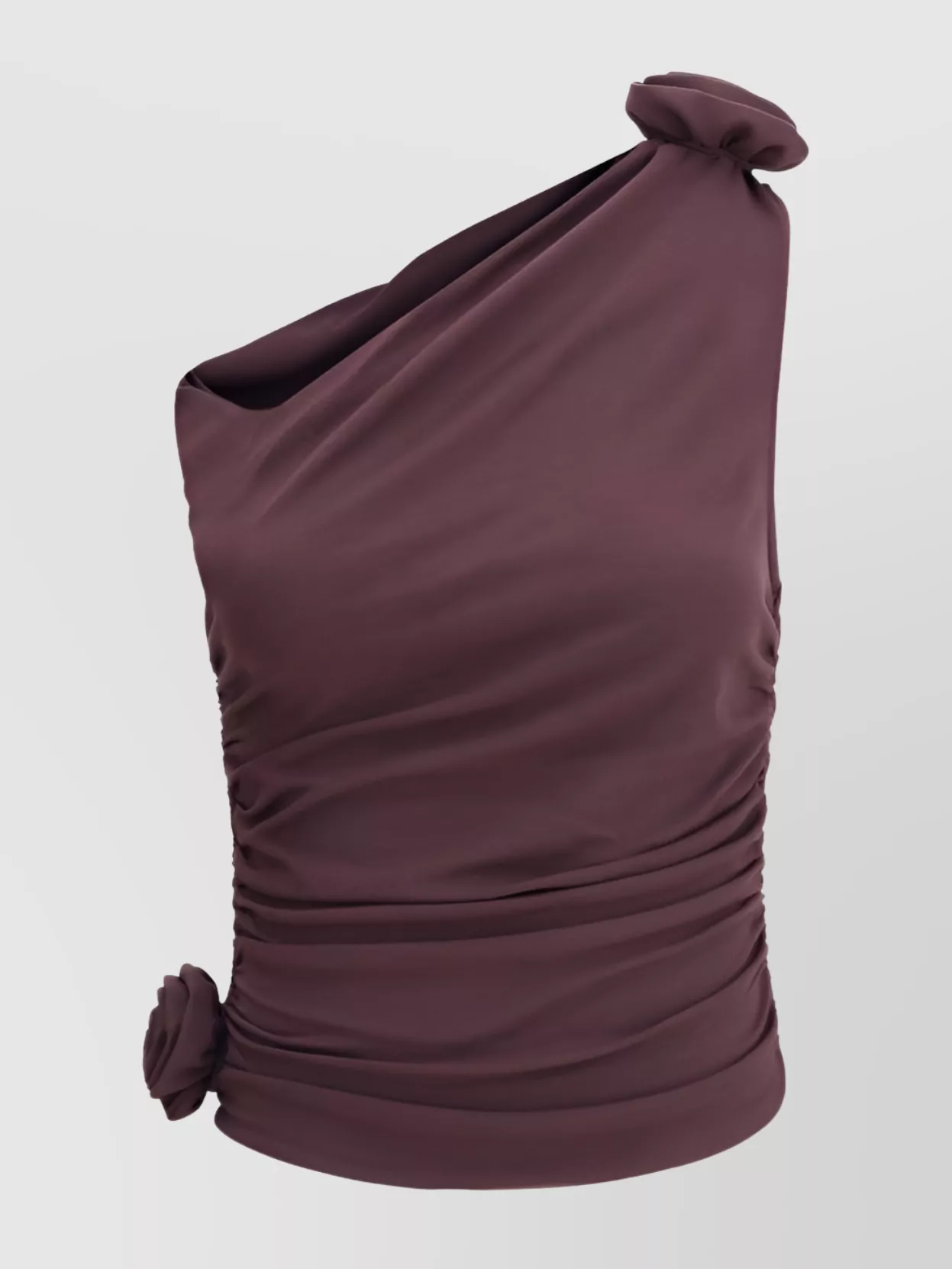 Magda Butrym One-shoulder Floral Appliqué Top