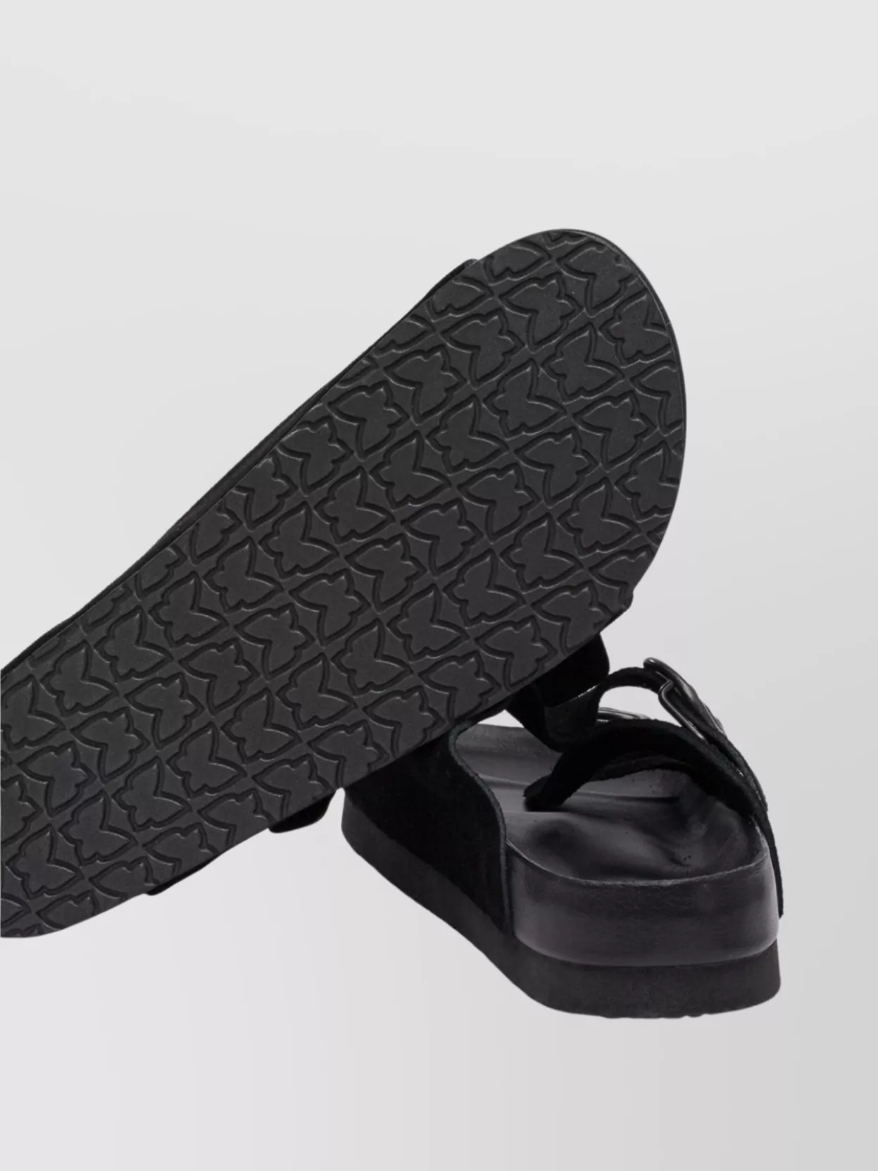 Needles Perforated Open Toe Flat Sole Sandals