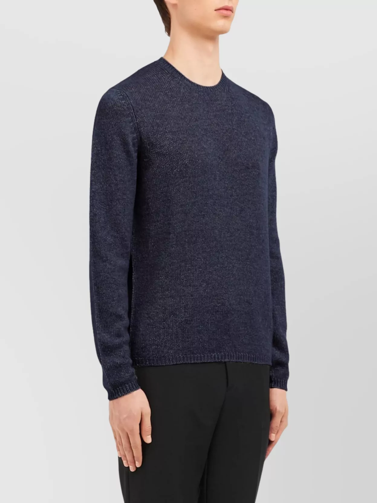 Prada Round Neck Knitwear Sweater