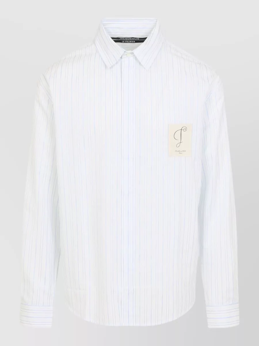 Jacquemus striped relaxed-fit cotton shirt