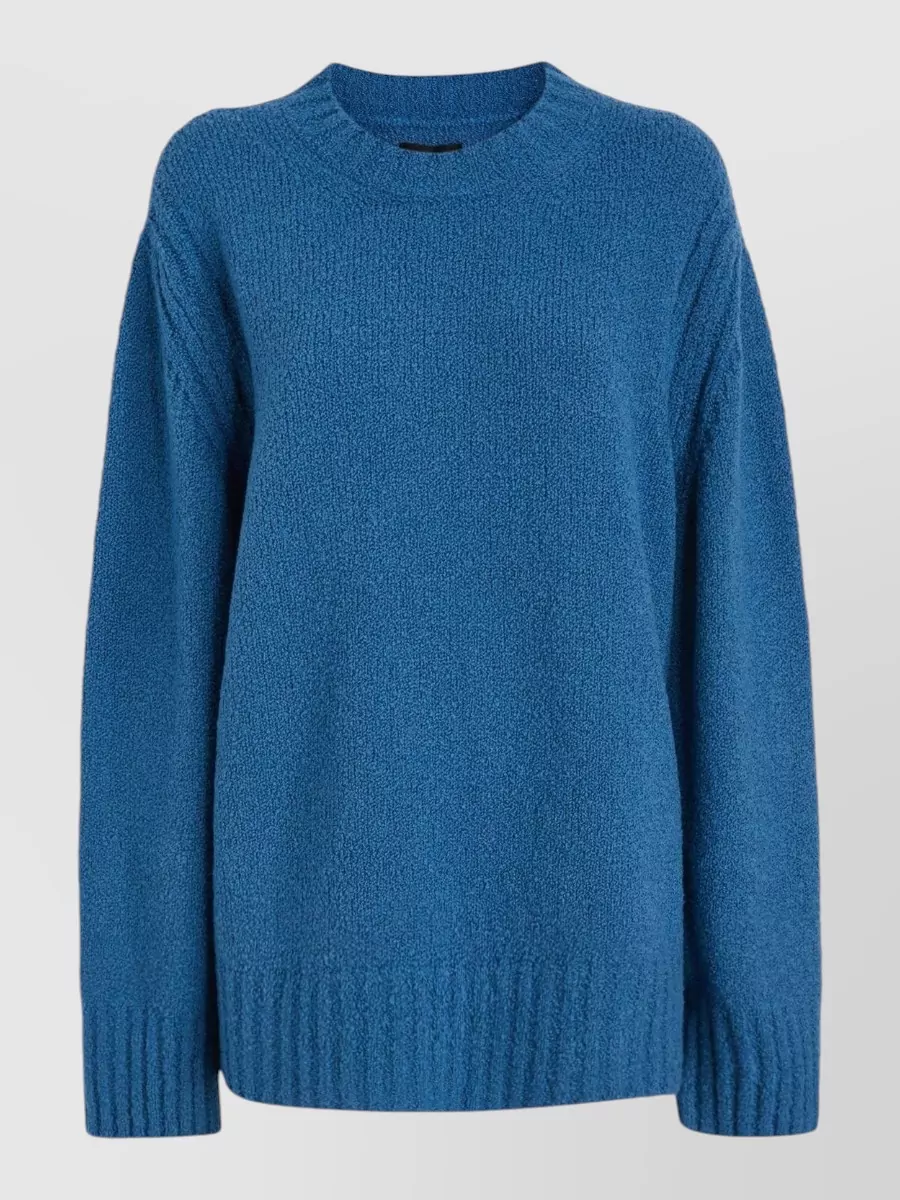 Del Core Bouclé oversized wool cashmere jumper