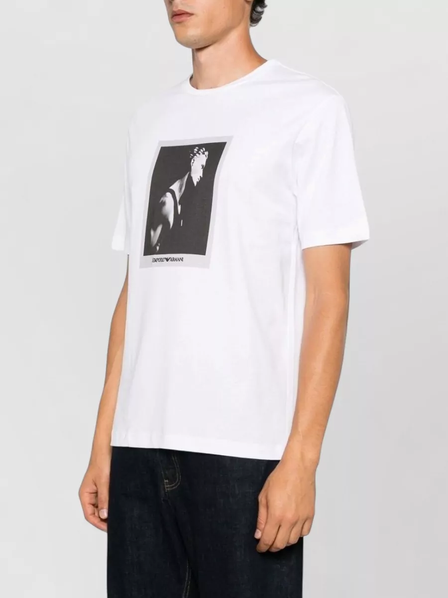 Emporio Armani Cotton Printed T-Shirt