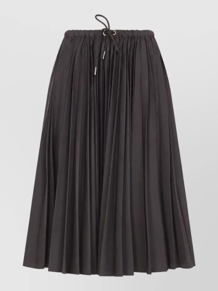 Moncler Pleated Midi Skirt