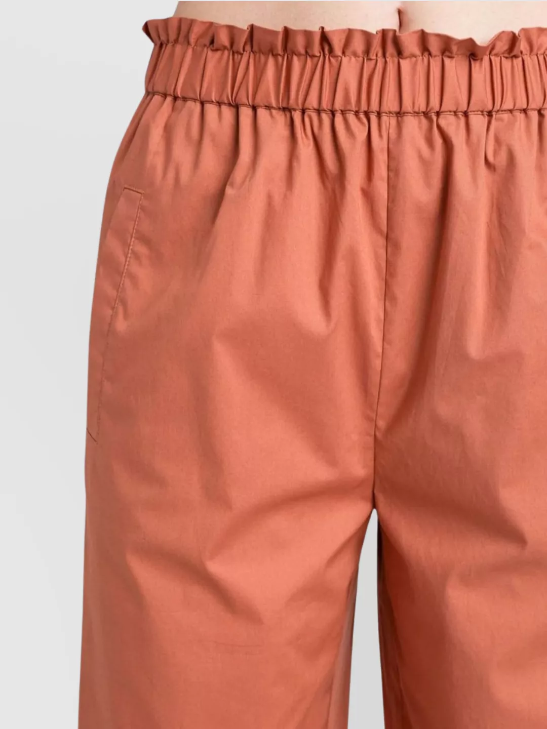 Twin-Set Wide Leg Trousers Elastic Waistband