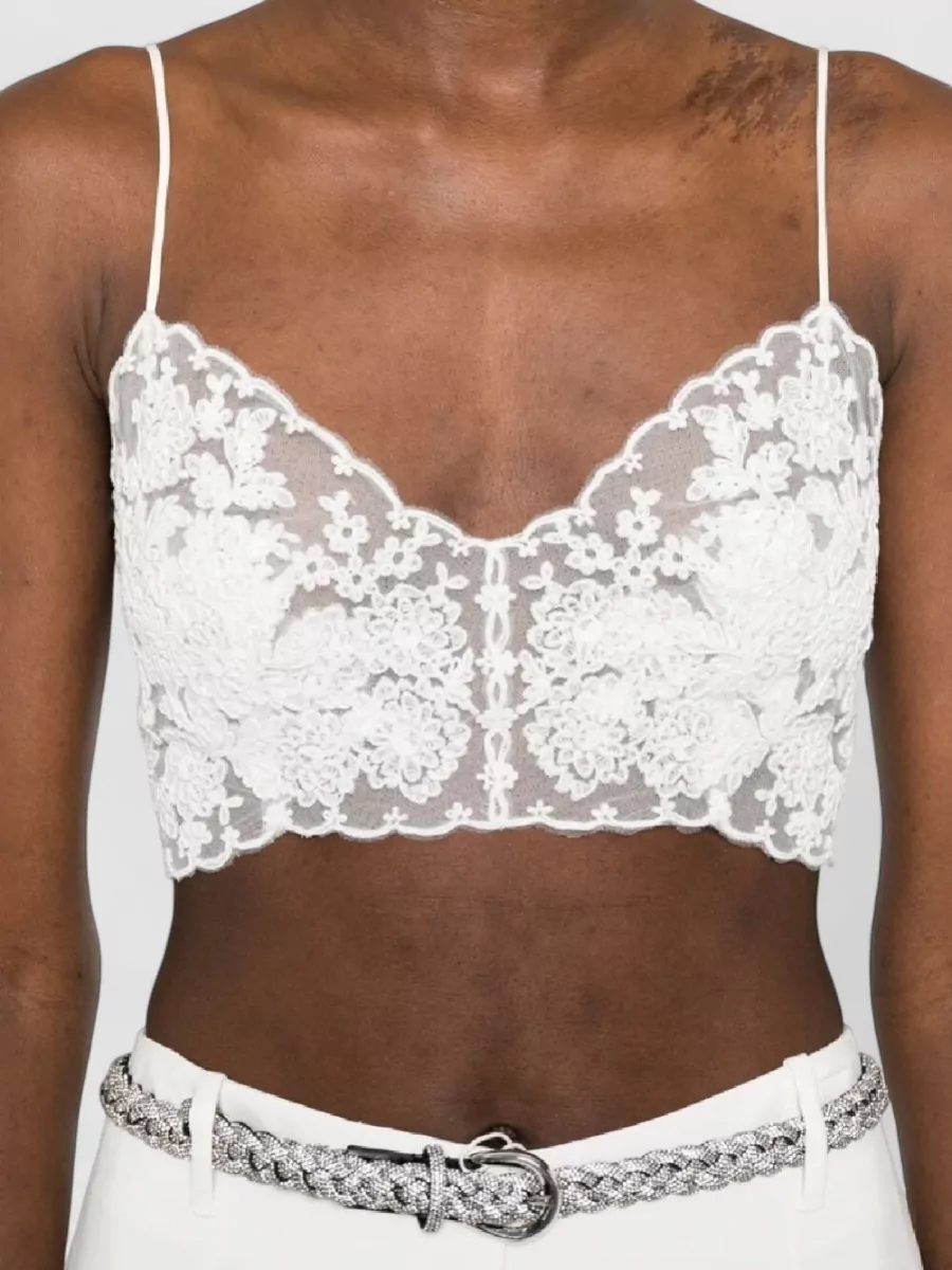 Ermanno Scervino Cotton Tank Top