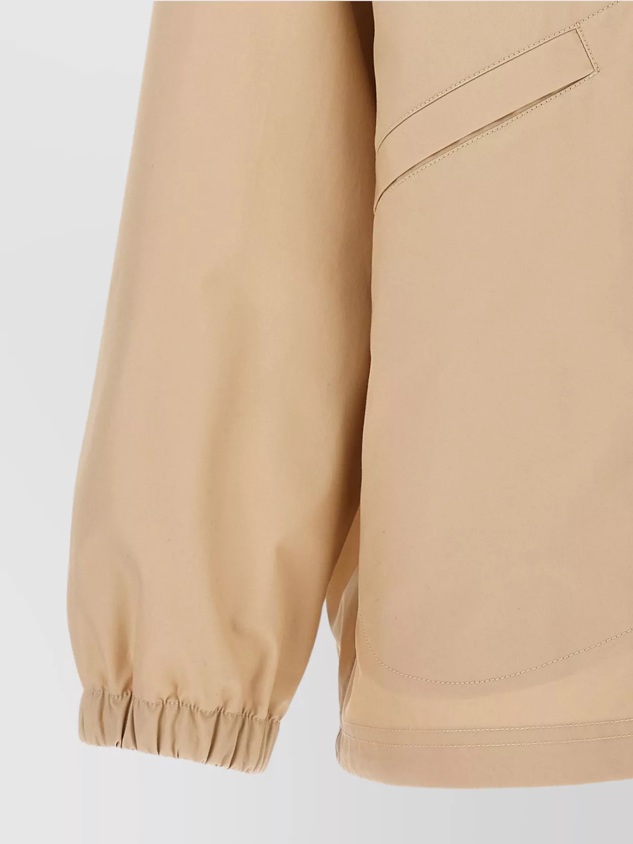 Jil Sander Branded Collar Jacket With Elasticated Cuffs