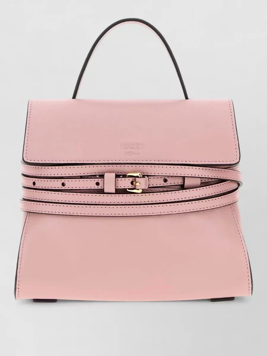 Moschino leather small clutch bag