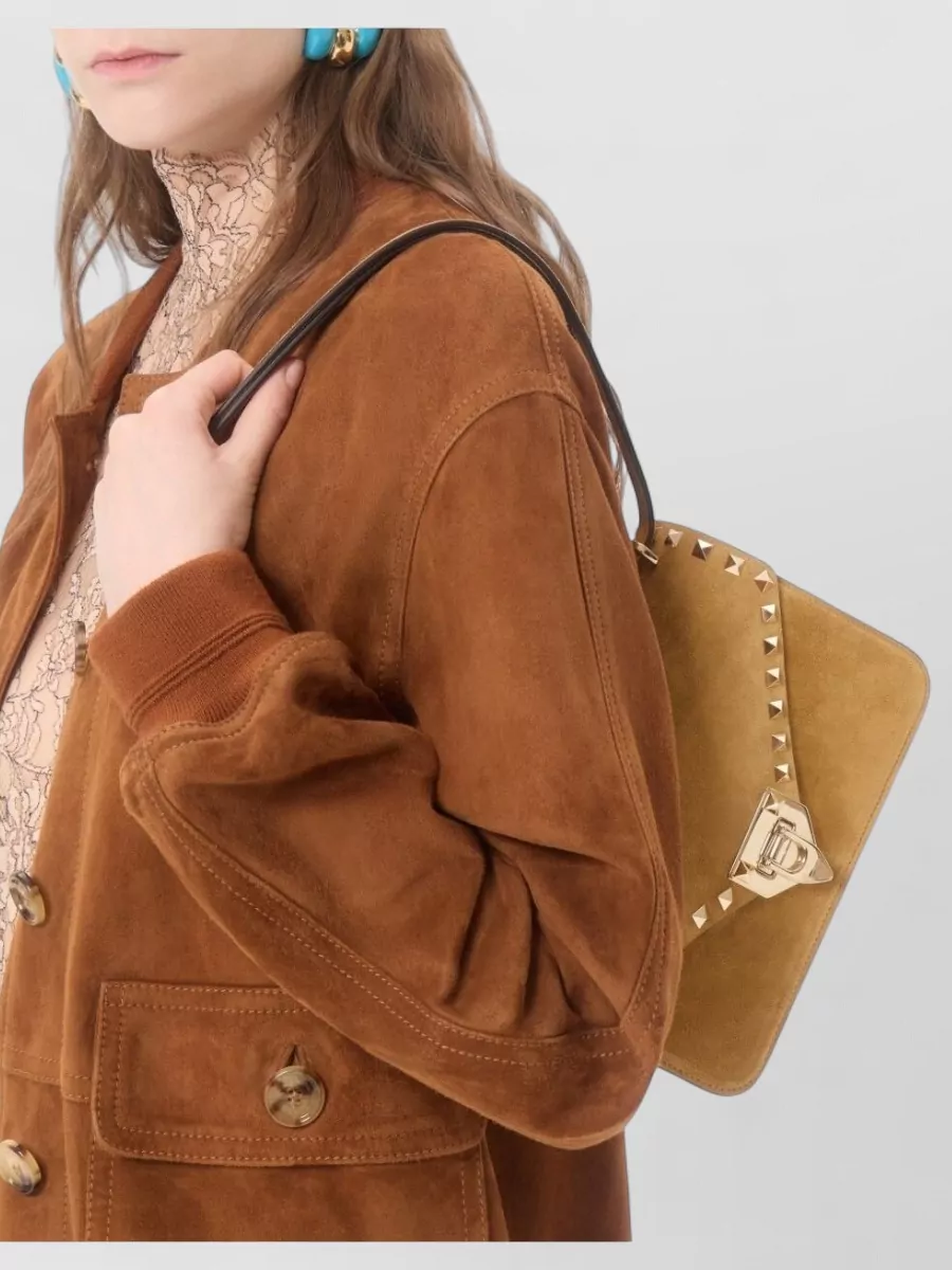 Valentino Garavani Rockstud Spike Leather Cross-Body Bag