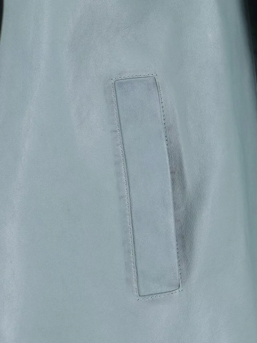 Chloé Lamb Leather Single-Breasted Coat