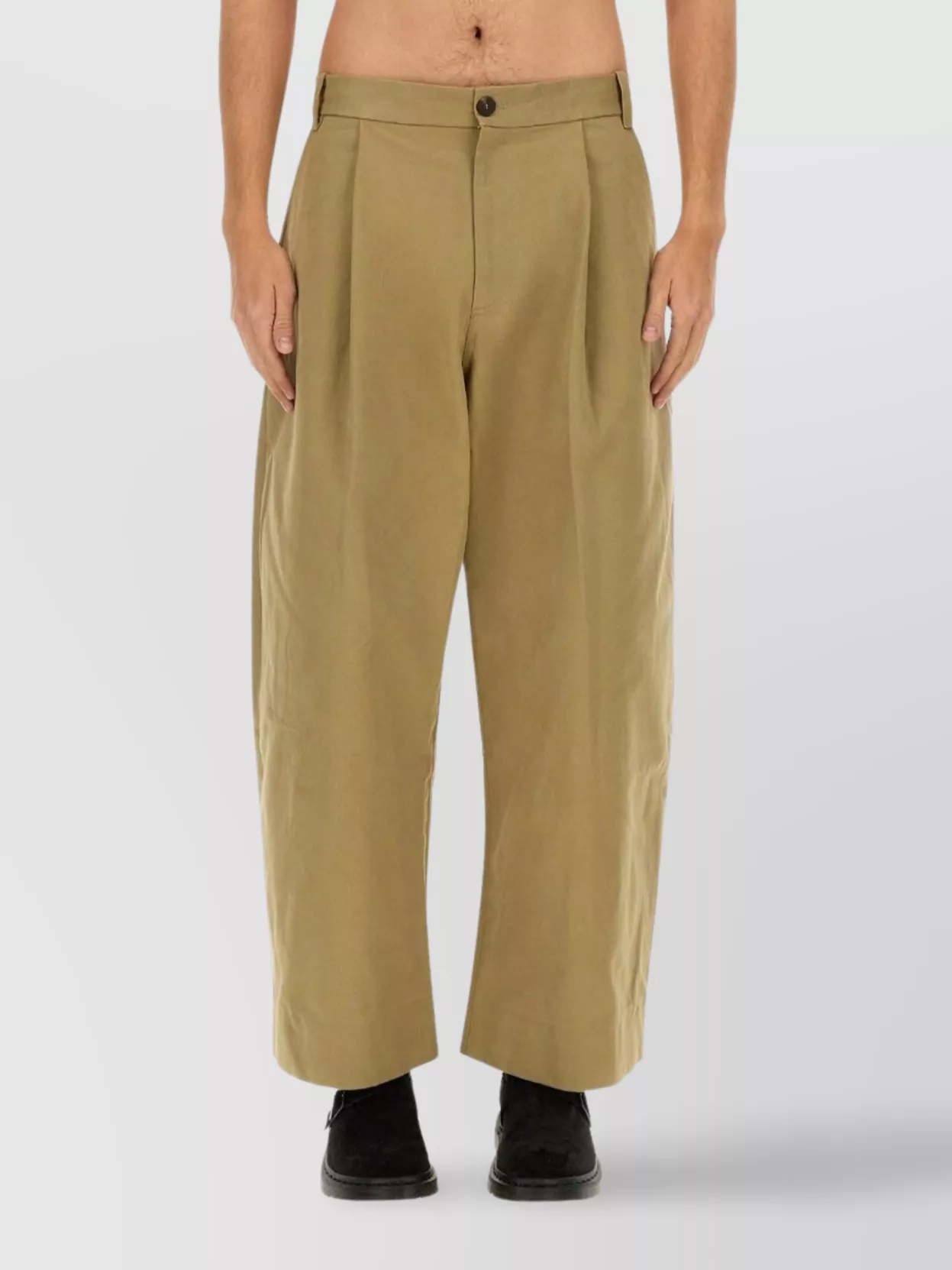 Studio Nicholson Pleated Trousers Featuring Pockets
