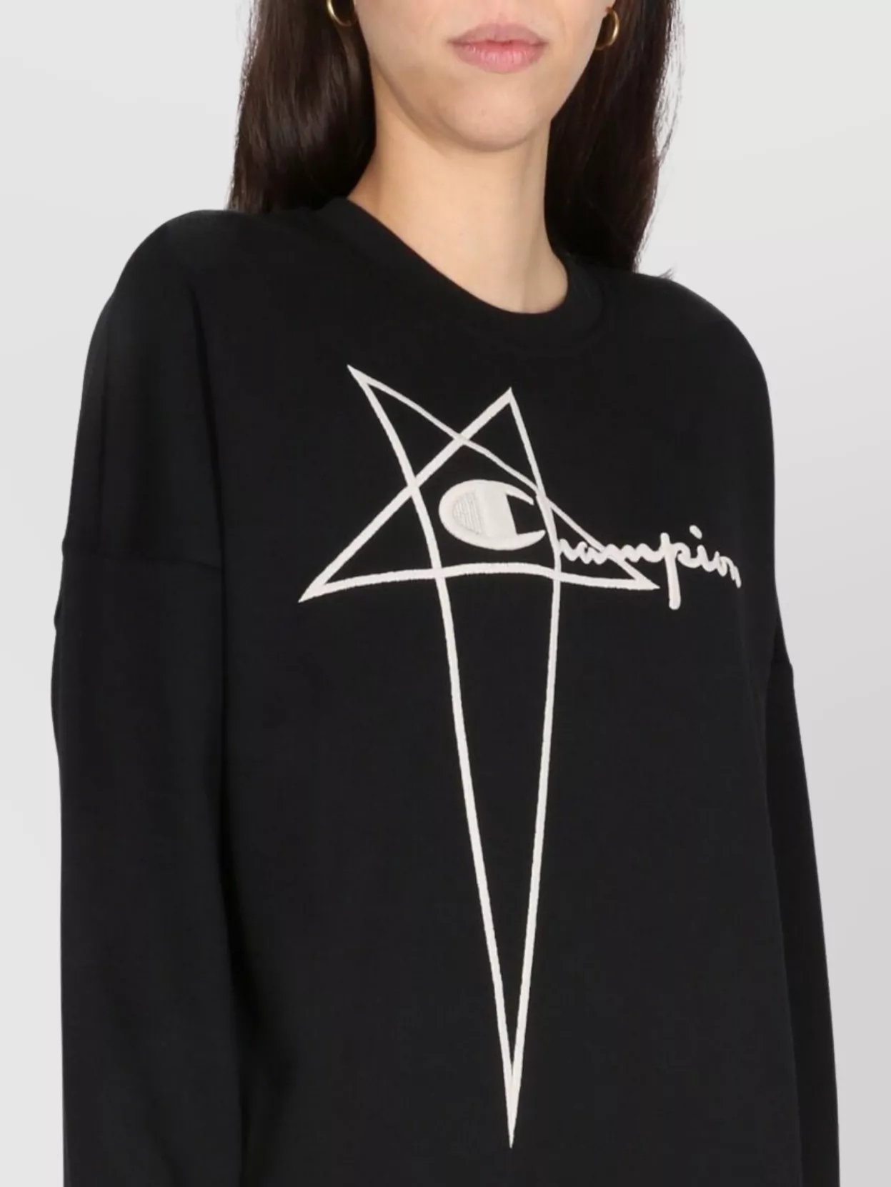 Rick Owens Tommy Graphic Crew Neck Sweater