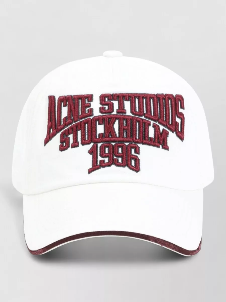 Acne Studios cotton baseball cap
