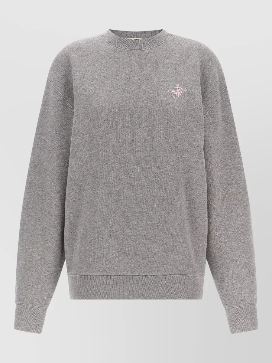 JW Anderson cotton logo-embroidered sweatshirt