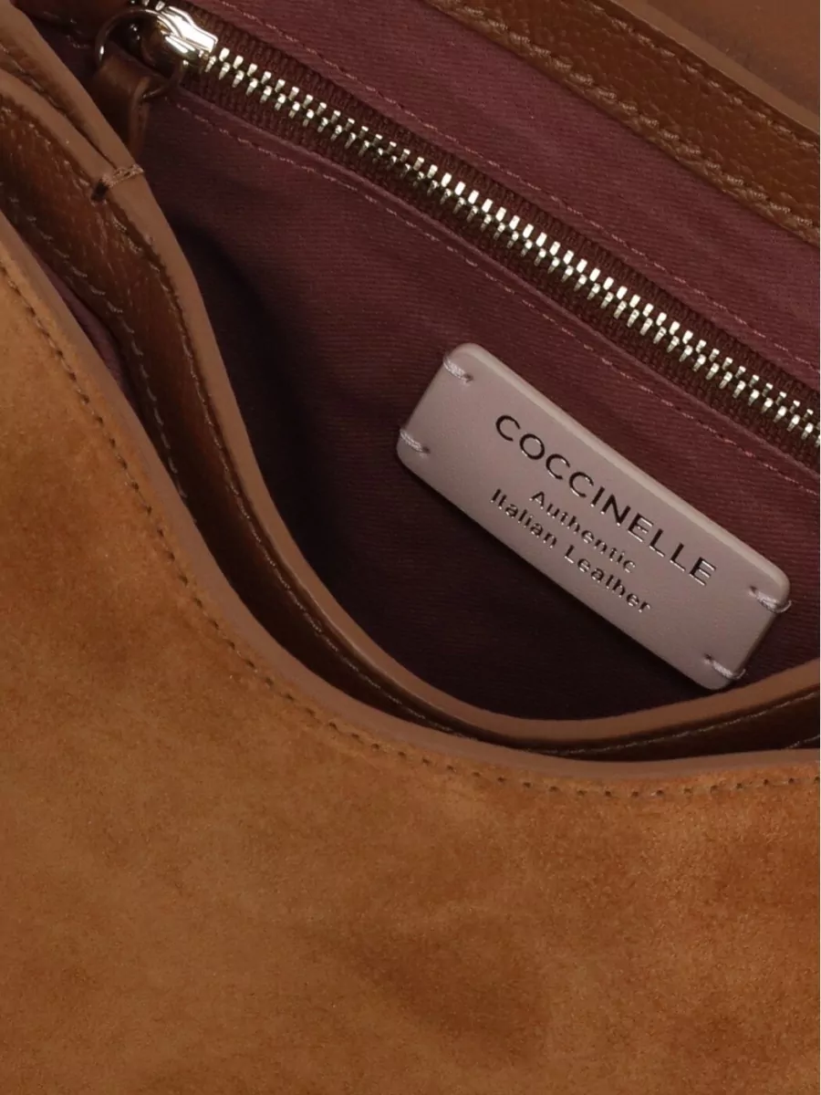 Coccinelle Suede Shoulder Bag