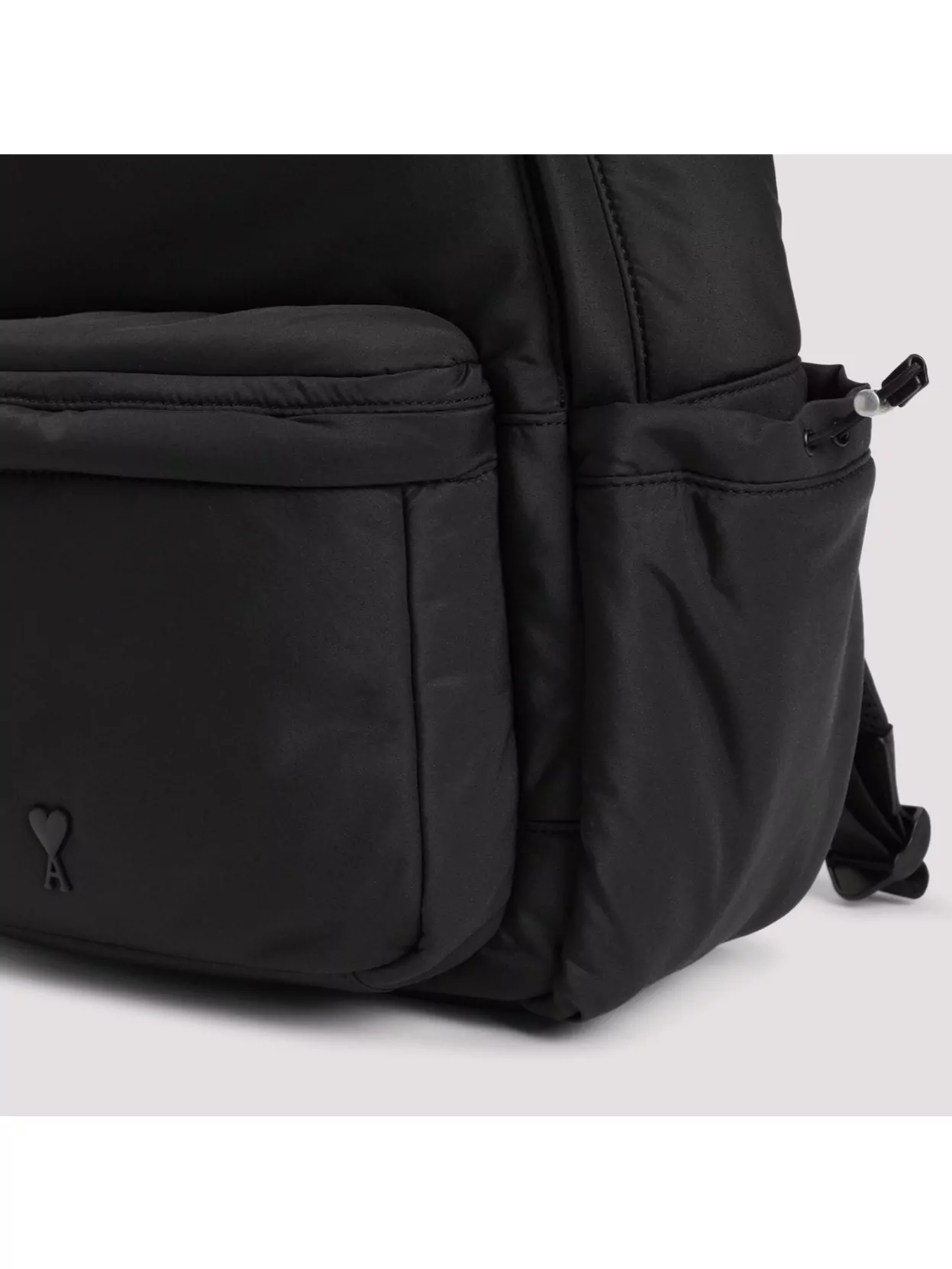Shop Ami Alexandre Mattiussi Nylon Backpack With Adjustable Shoulder Straps