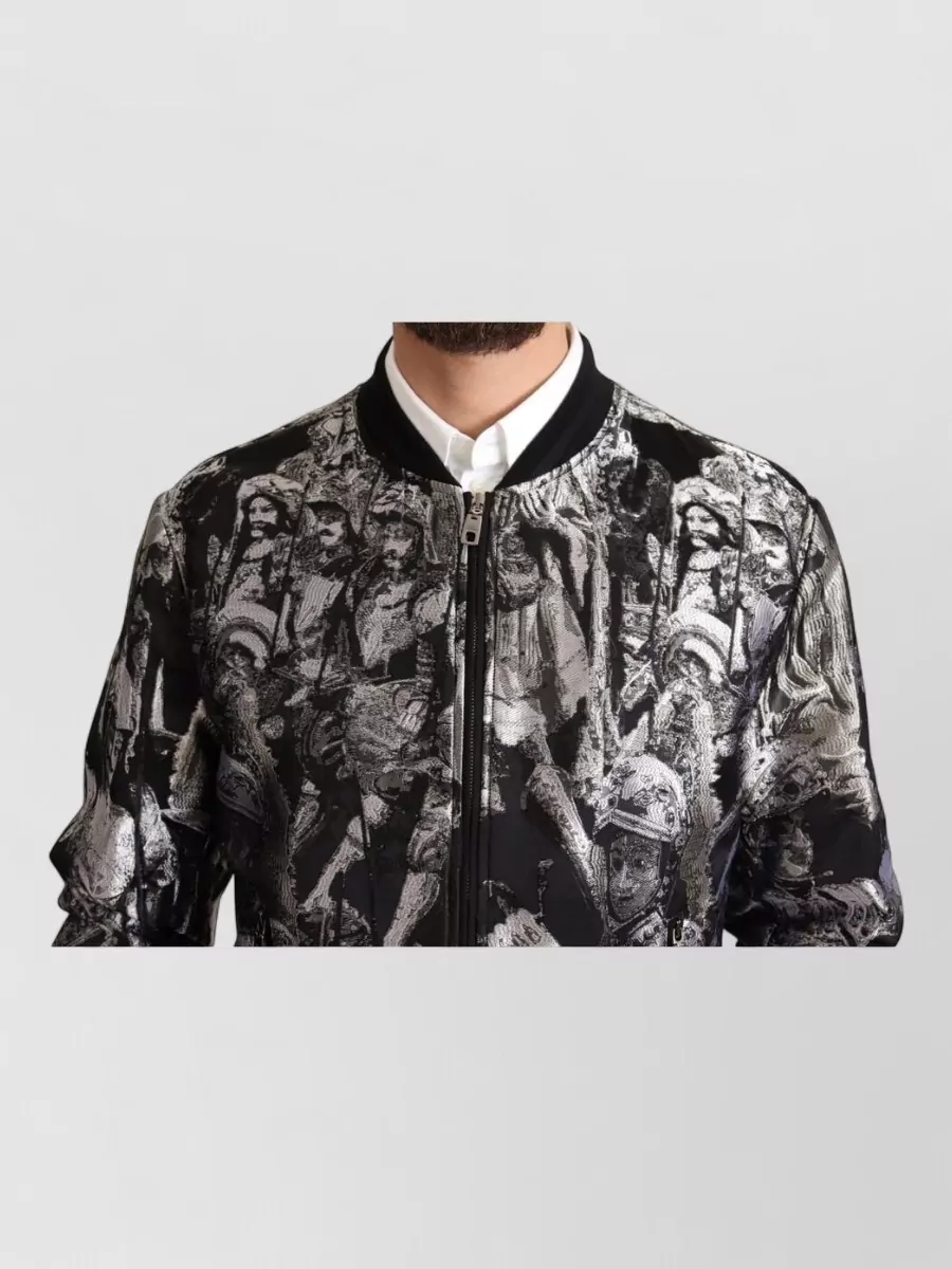 Dolce&Gabbana Printed Bomber Jacket