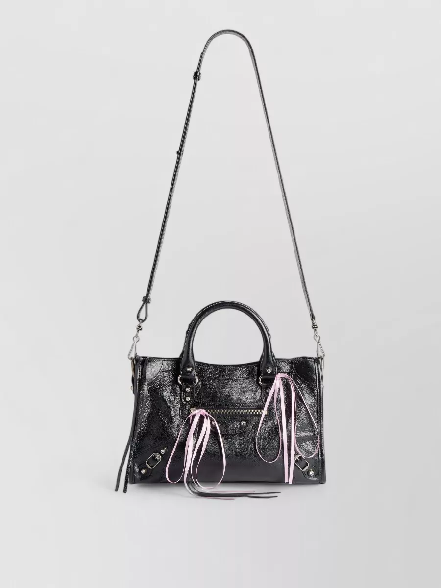 Balenciaga Le City Small Leather Cross-Body Bag