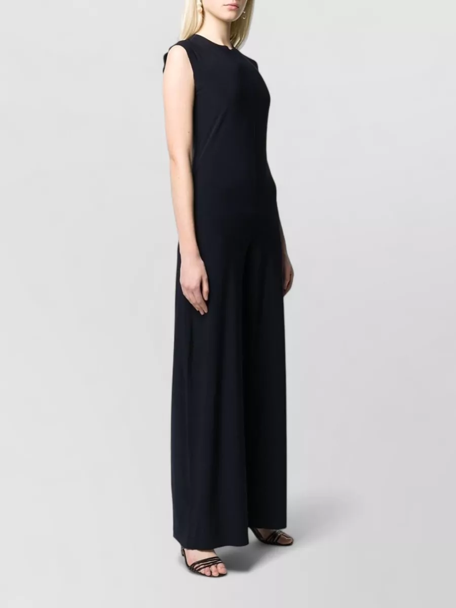 Norma Kamali Sleeveless Wide-Leg Jumpsuit