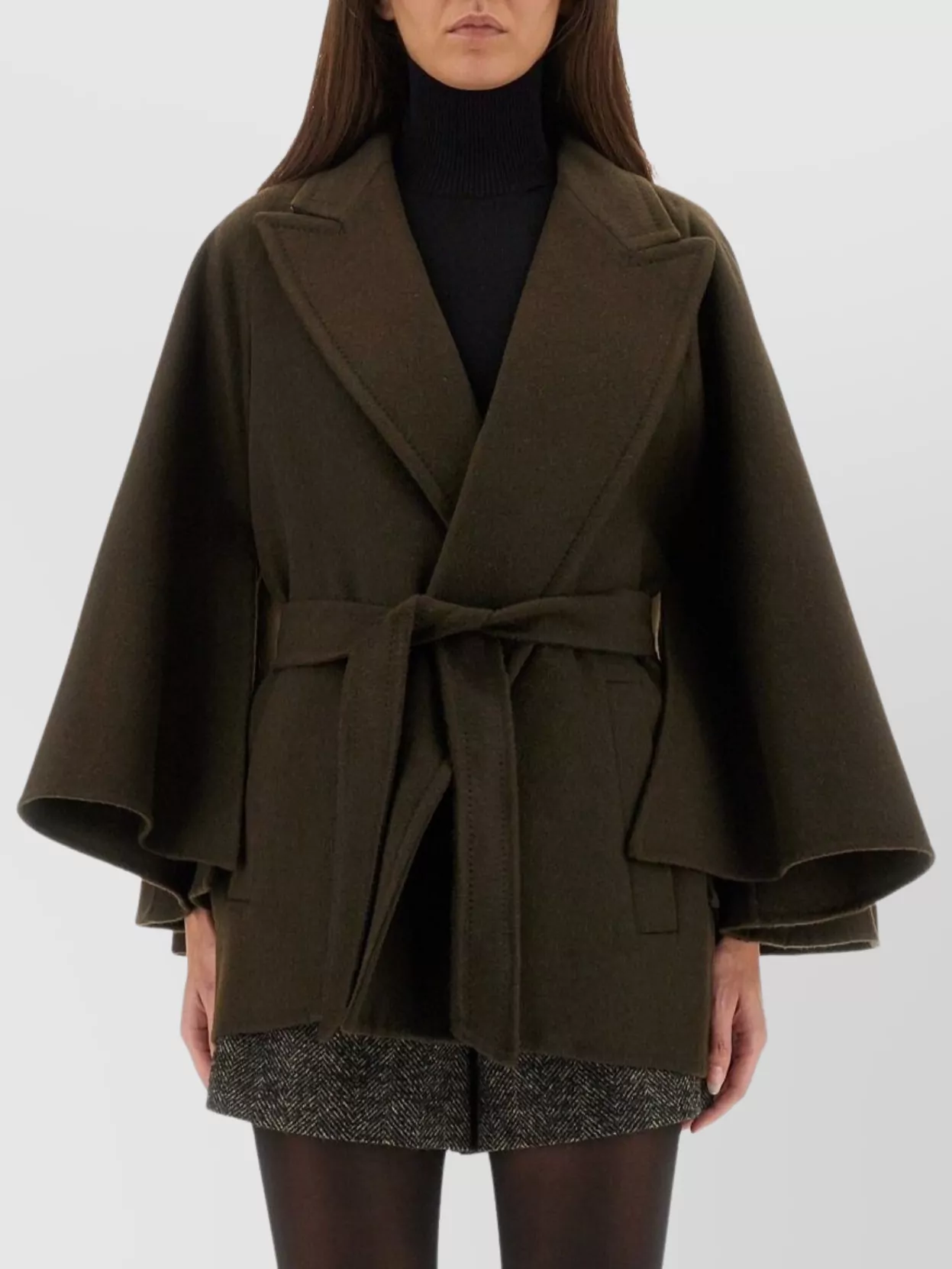 Max Mara camel cape
