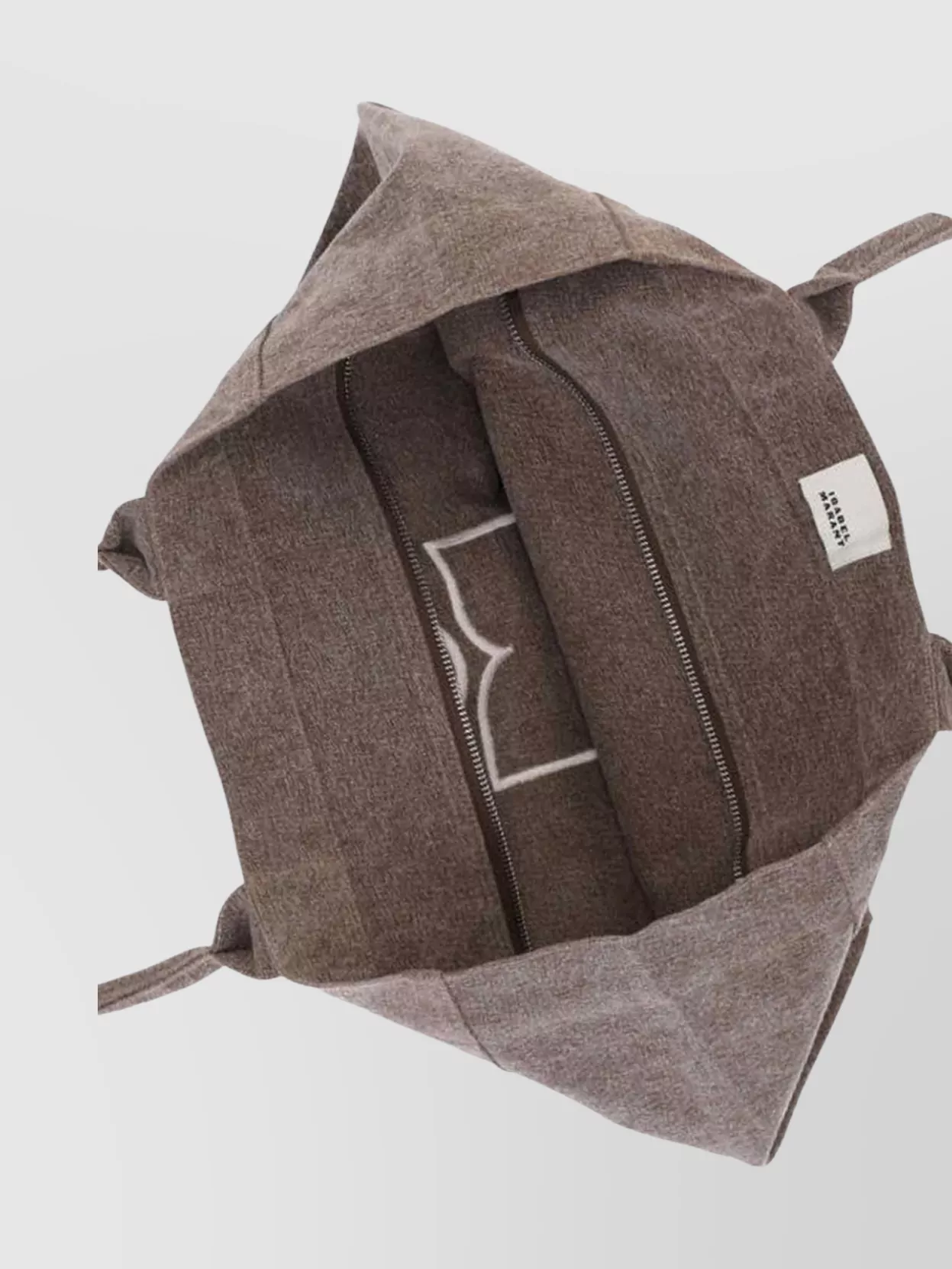 Isabel Marant Yenky Cotton Logo Tote Bag