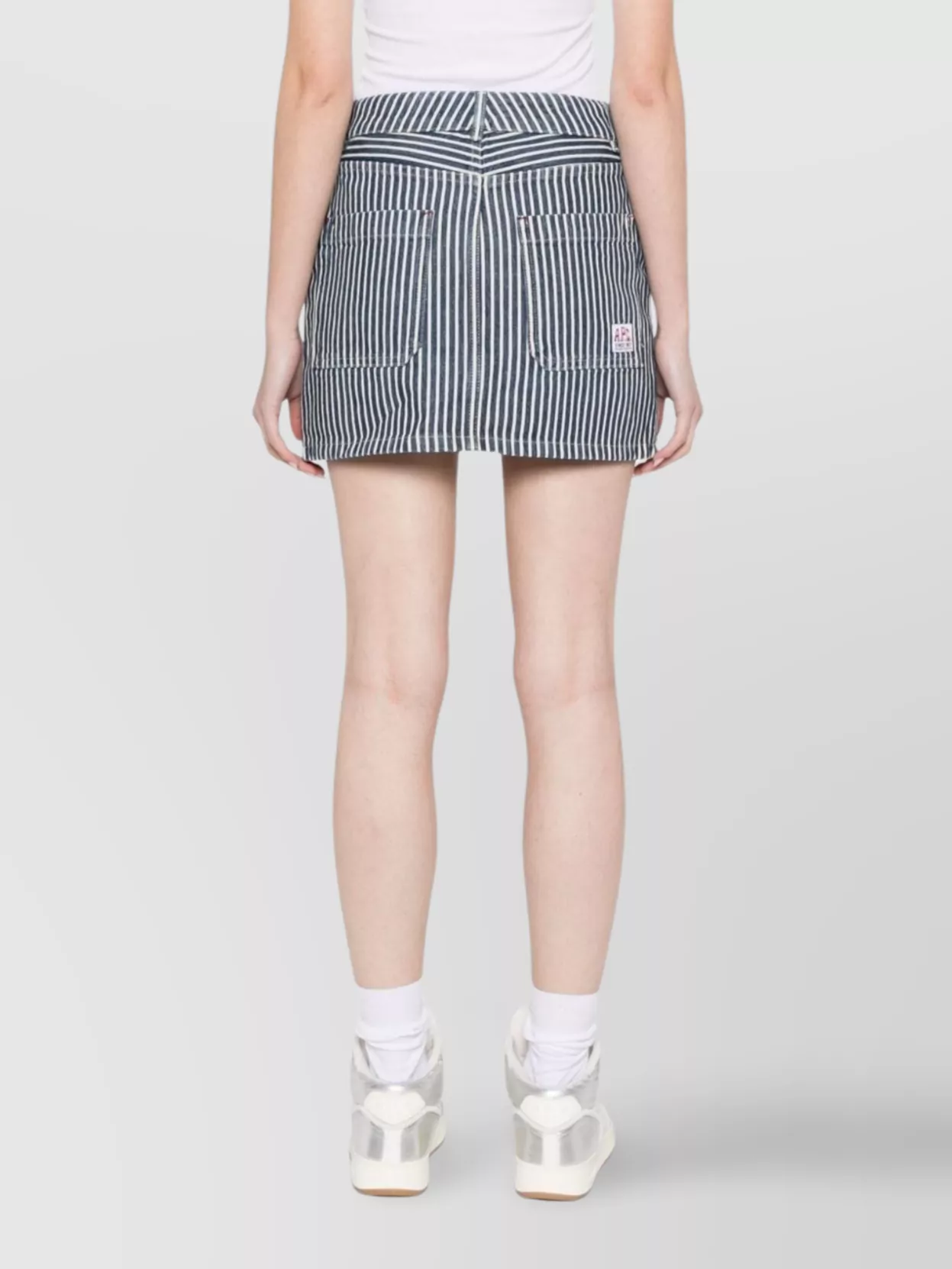 A.p.c. Cotton Skirt Stripe Detailing