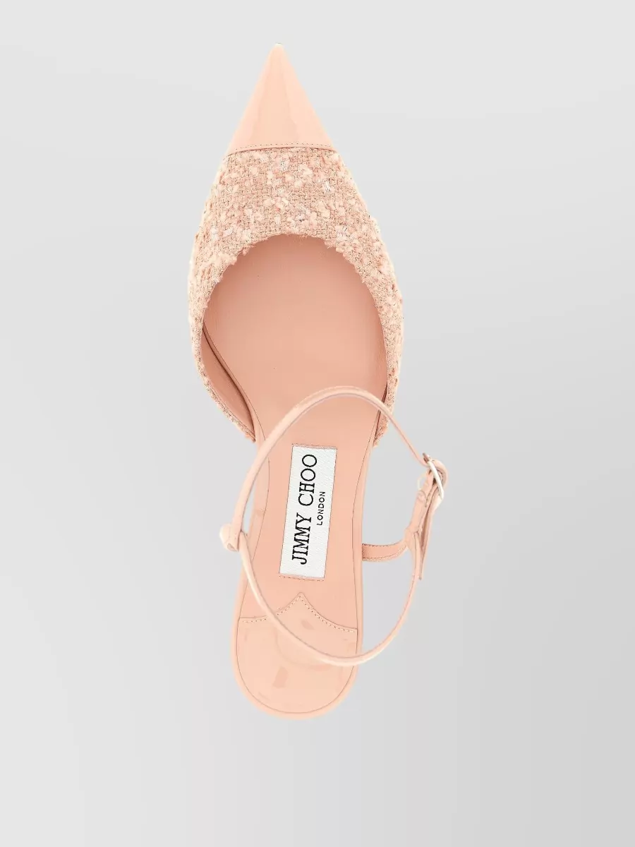 Jimmy Choo Aren Slingback Pumps Pearl Ankle Strap