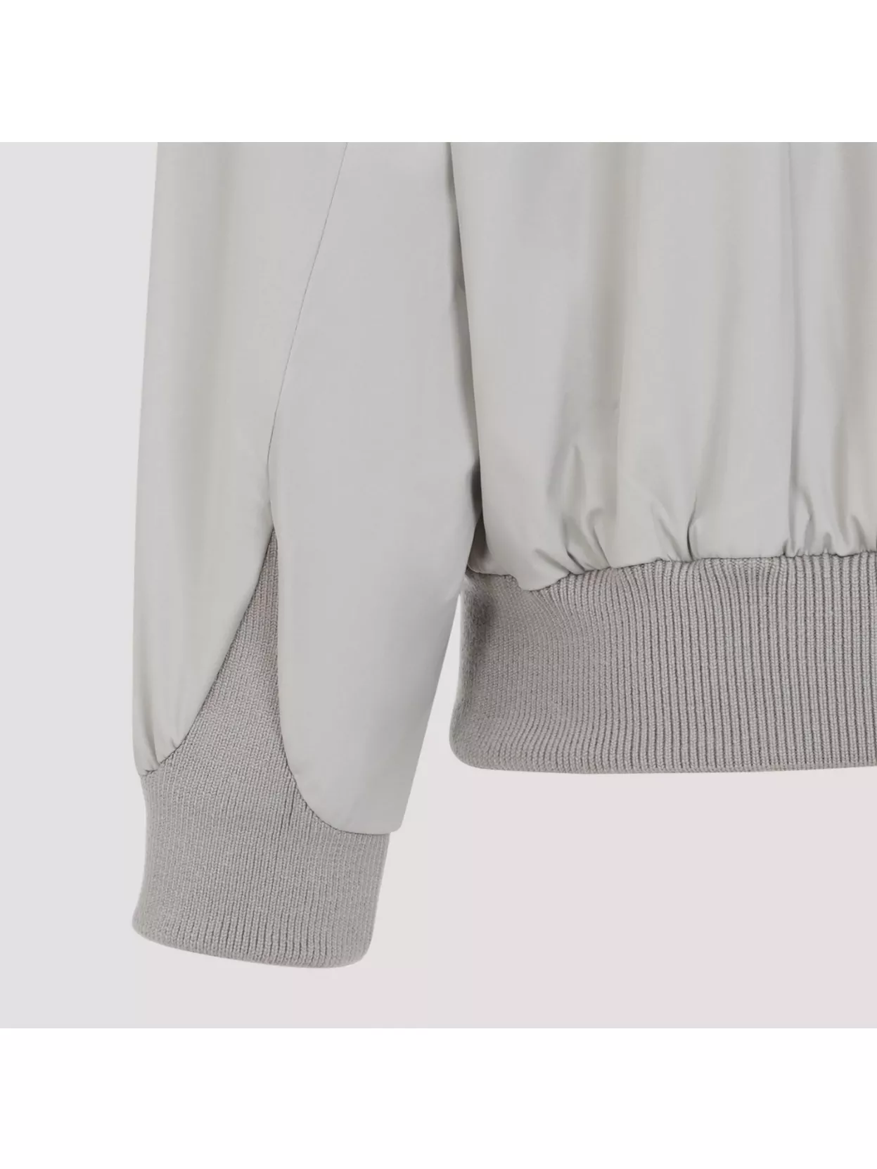 Fear Of God Cement Grey High Neck Track Jacket In Gray