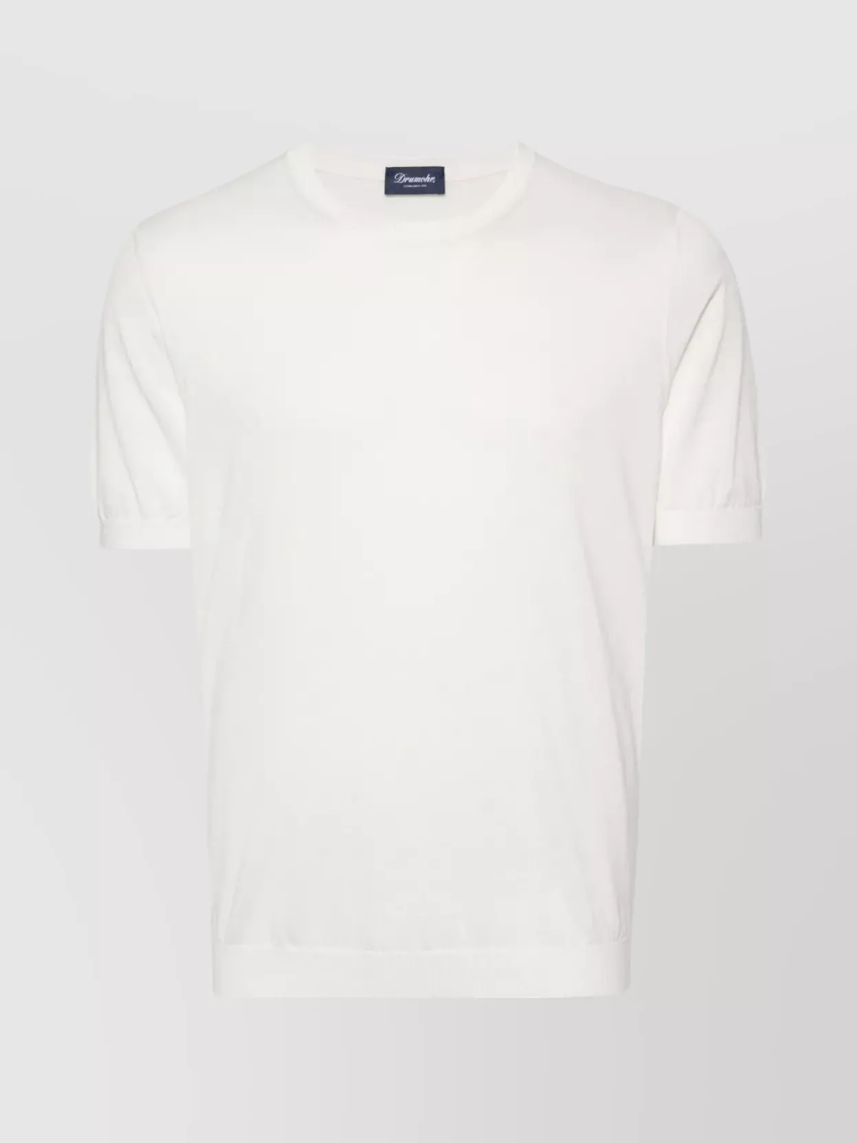Drumohr Crew Neck Short Sleeves Sweater