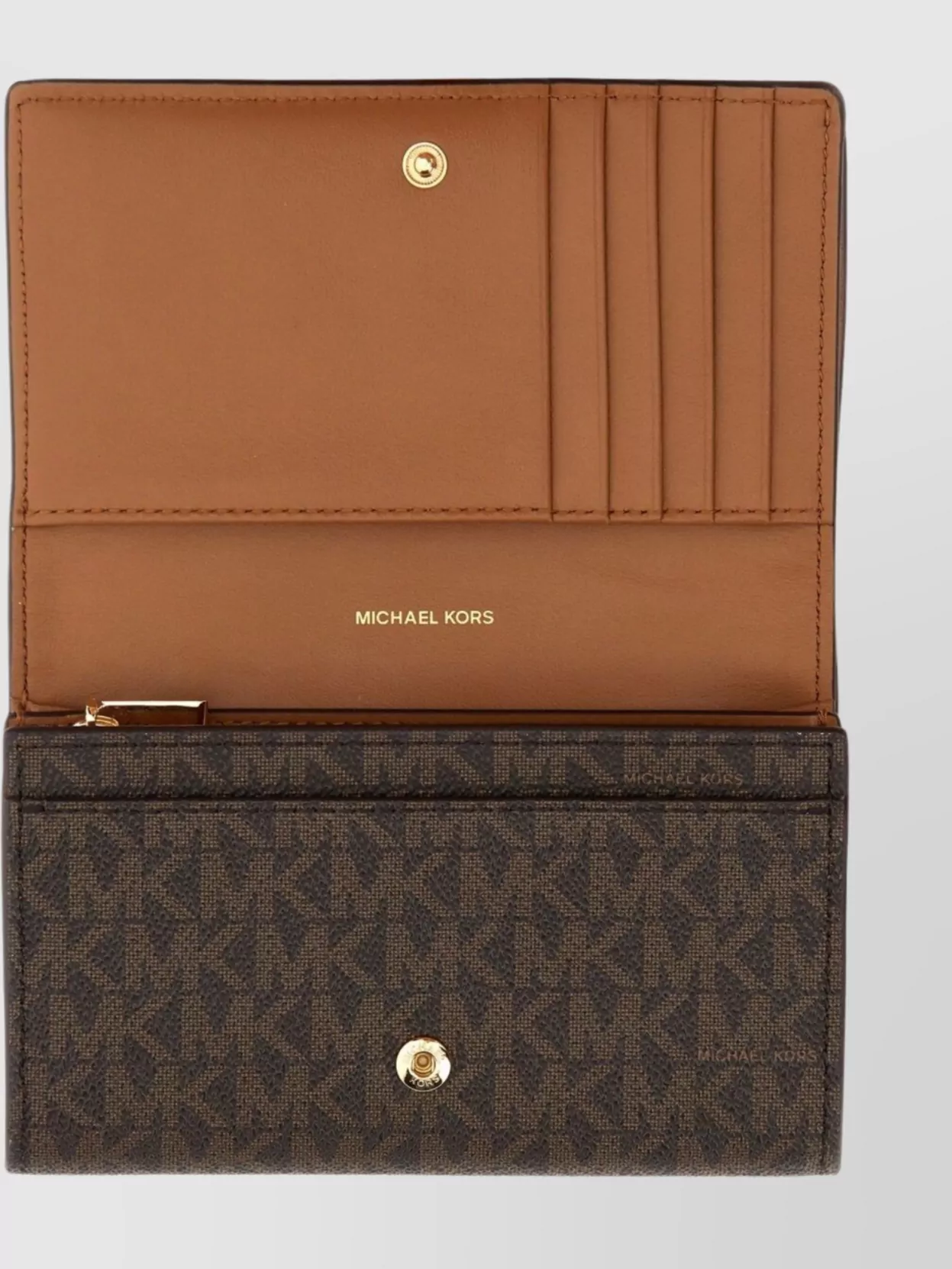 Michael Kors Logo Detail Bill Compartment Wallet