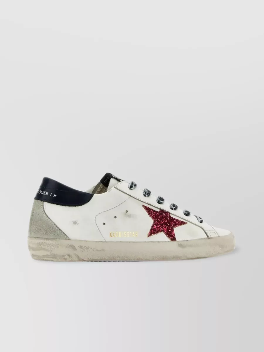 Golden Goose Superstar Distressed Leather Sneakers