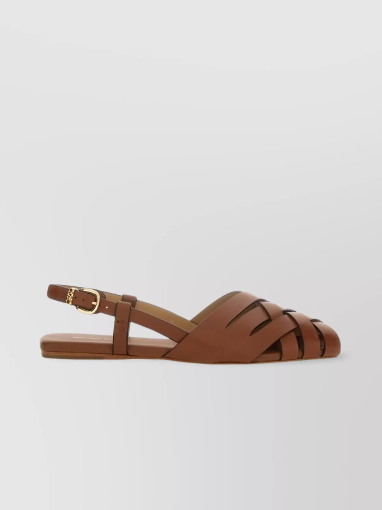 Michael Kors "Irene" Strappy Buckle Flat Sandals