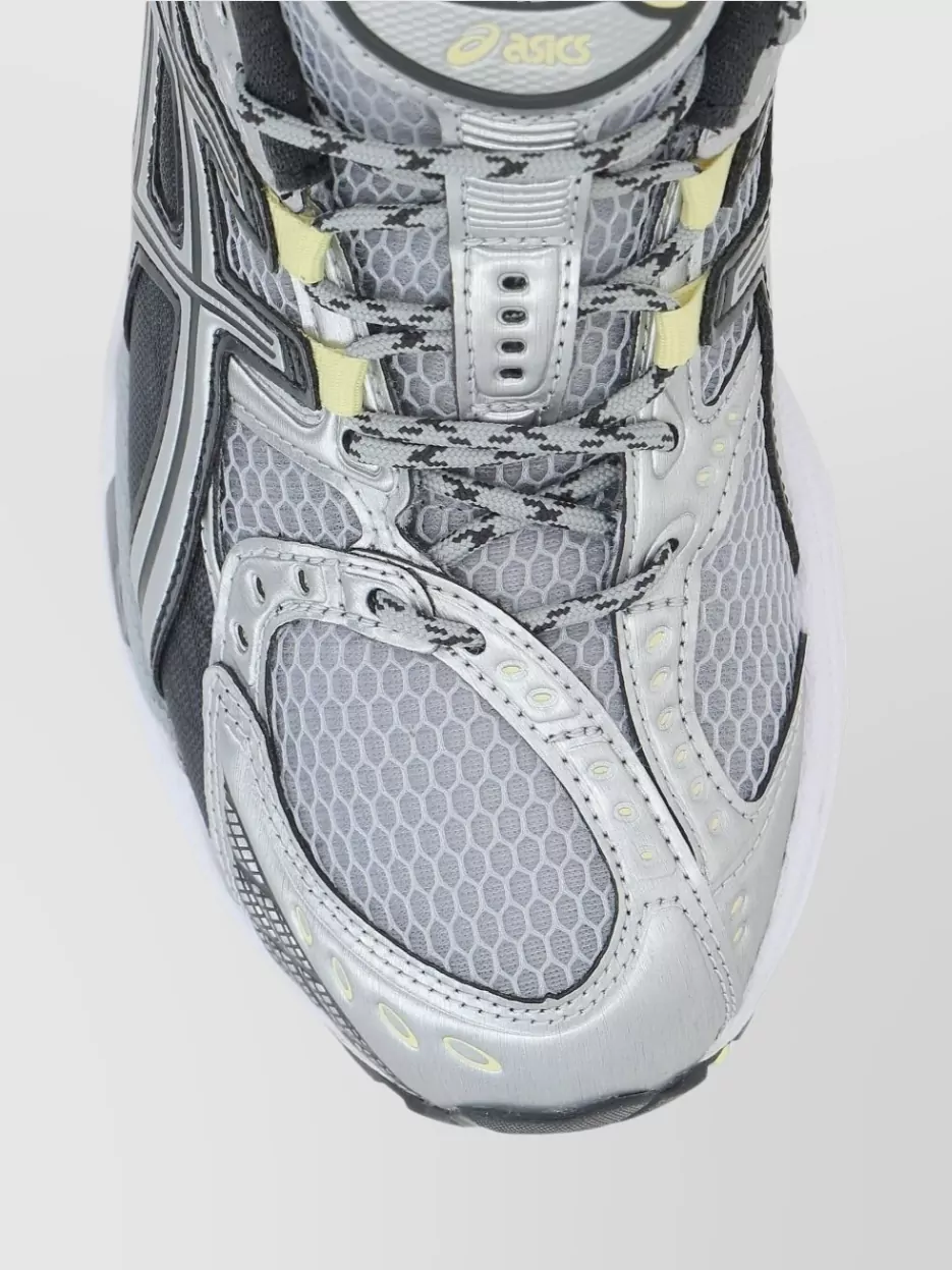 Asics Reflective Mesh Panel Sneaker With Padded Collar