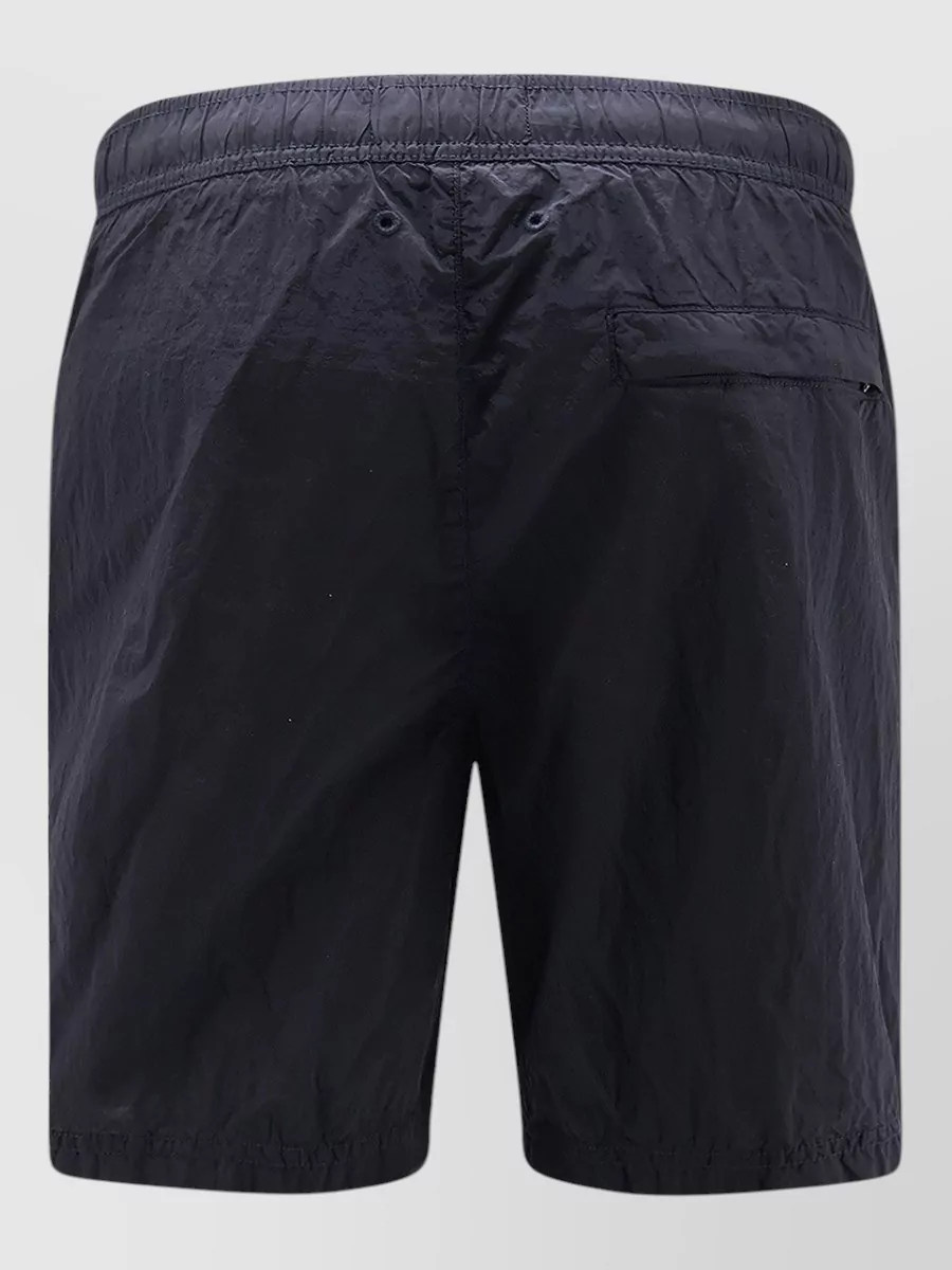 Stone Island Econylon Swim Trunks Elastic Waist Pockets