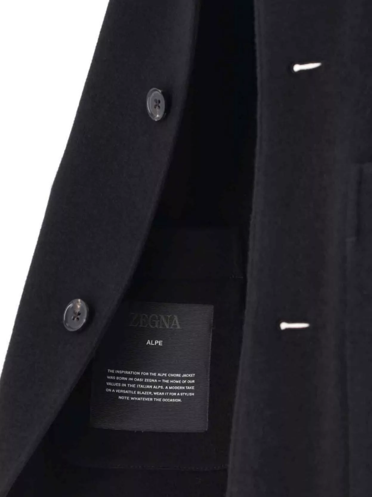 Zegna Relaxed Fit Jacket With Collar And Pockets