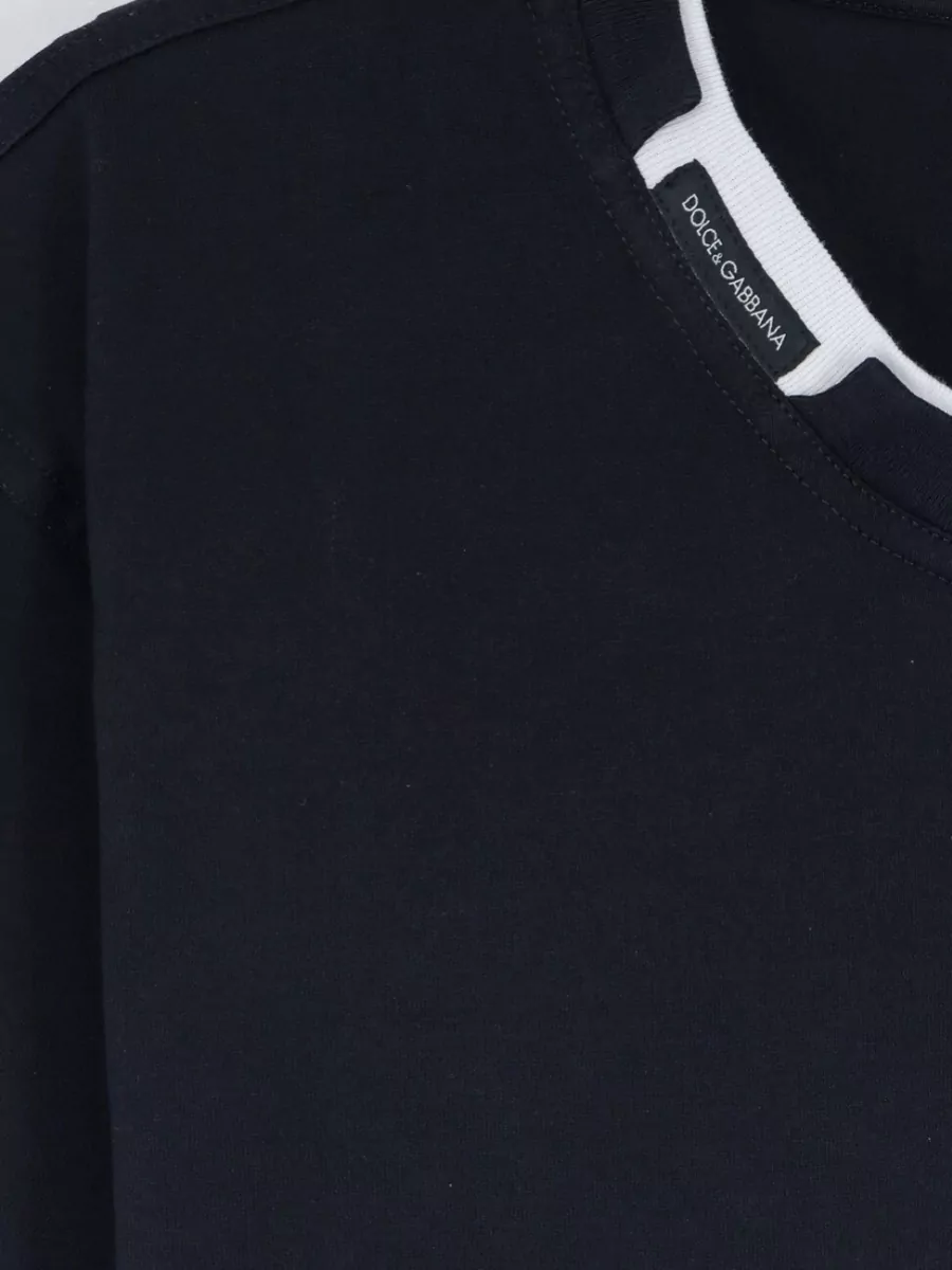 Dolce&Gabbana Cotton Crew-Neck Short-Sleeve T-Shirt