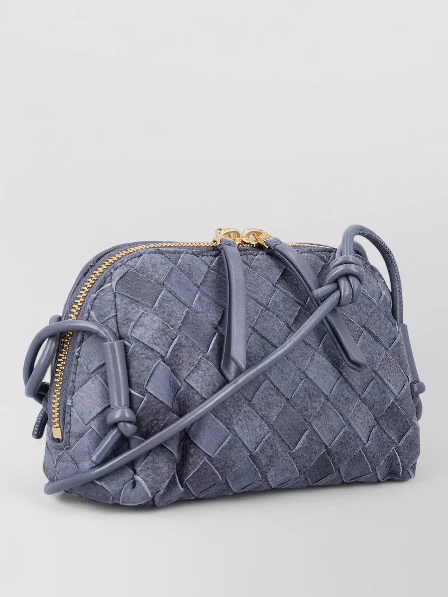 Bottega Veneta Concert Pouch Suede Leather Clutch Bag