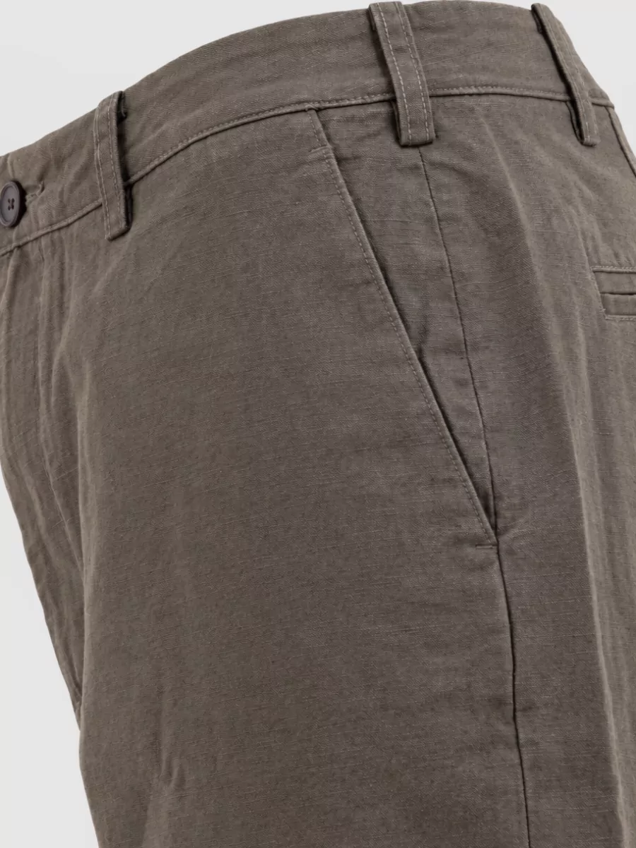 Vince Cotton Linen Cargo Trousers